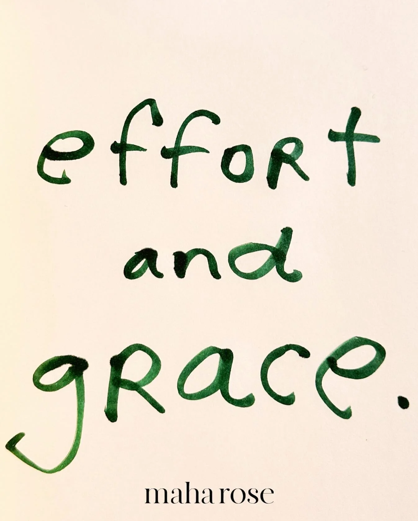 Effort and grace. 
🙏🏽🔥🙌🩵💫
My teacher #Amma says we can put in the effort but the rest is up to divine grace. 
🔥🙌🩵💫
maharose.com
🙌🩵💫
#effortandgrace
🩵💫
💫
💫