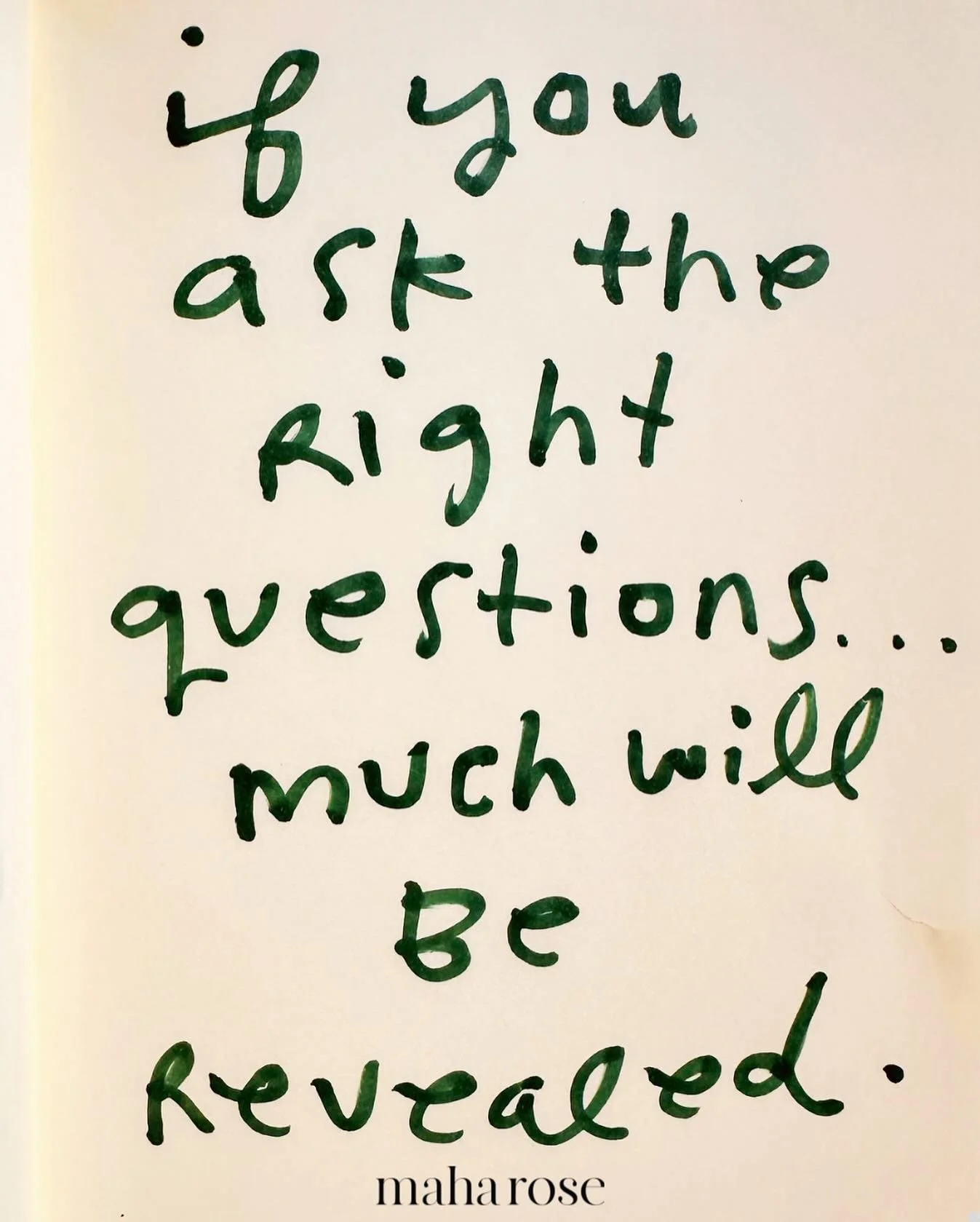 Happy new moon in Scorpio. 
🌑🙏🏽🌑🙏🏽🌑
Much may be revealed when we ask the right questions..
🙏🏽🌑🙏🏽
Of ourselves, of each other, of the Divine. 
🌑
maharose.com
🙏🏽
#toolsforlife #toolsforliving #selflove #healing #reiki #breathwork #medita