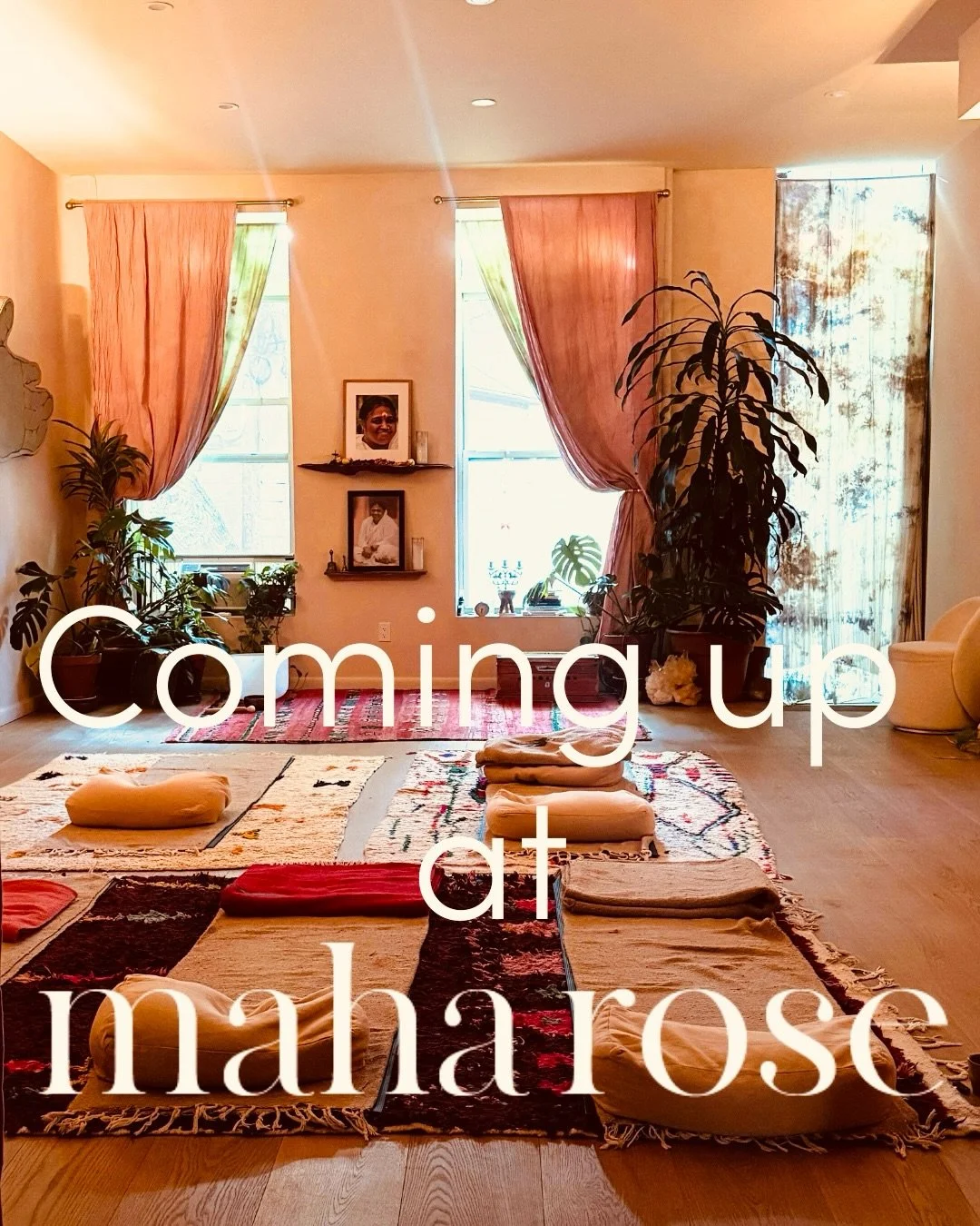 Coming up this week at Maha Rose! A week of sound, breath, tarot, full-moon magic, and tender reconnection. Whether you&rsquo;re craving rest, clarity, creativity, or deeper love, there&rsquo;s a space for you here.
💛🩷💛
Sound Bath &amp; Reiki Heal