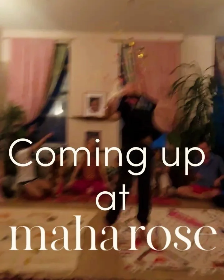 What&rsquo;s happening this week at Maha Rose 
✨🌿 💛🌸 
Clean Slate Ceremony: Energy Alignment 
with Mina Bahadori @sweetiepieangelclub 
Tuesday, December 30 | 6:30 PM - 8:00 PM
✨🌿 💛🌸 
New Year&rsquo;s Eve Opening &amp; Closing Ceremony Breathwor