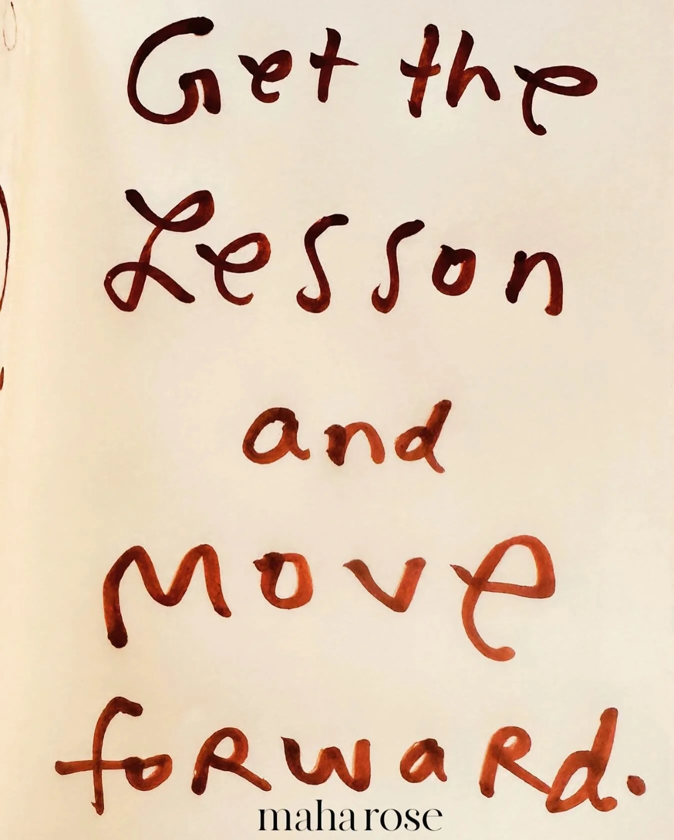 Get the lesson and move forward. 
🙏🏽
Don&rsquo;t continue to punish yourself. 
🙏🏽
maharose.com
🙏🏽
#selflove #healing