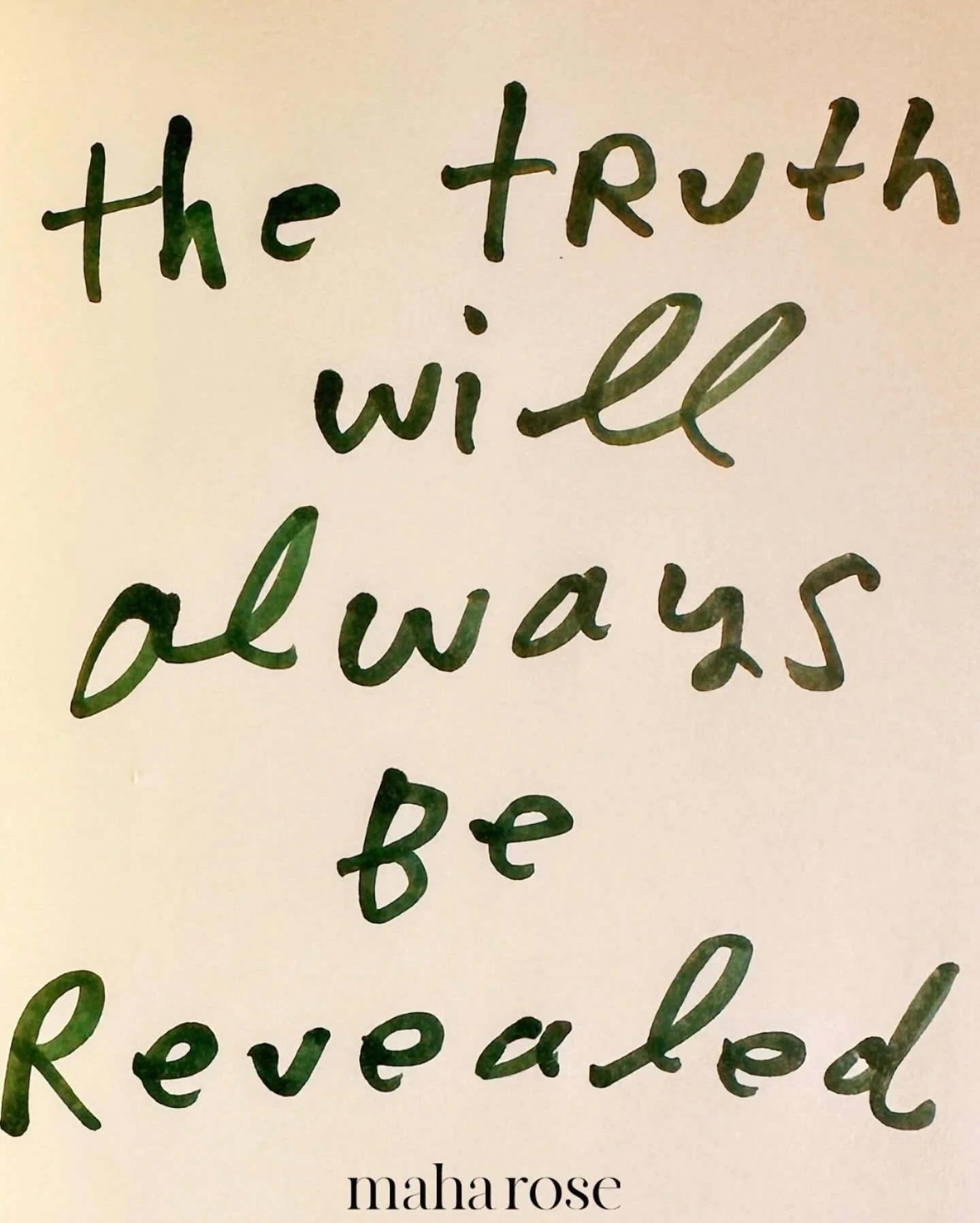 Always. 
🙏🏽🙏🏽🙏🏽
The truth will always be revealed. 
🙏🏽🙏🏽
Best to start with it. 
🙏🏽
maharose.com
🙏🏽