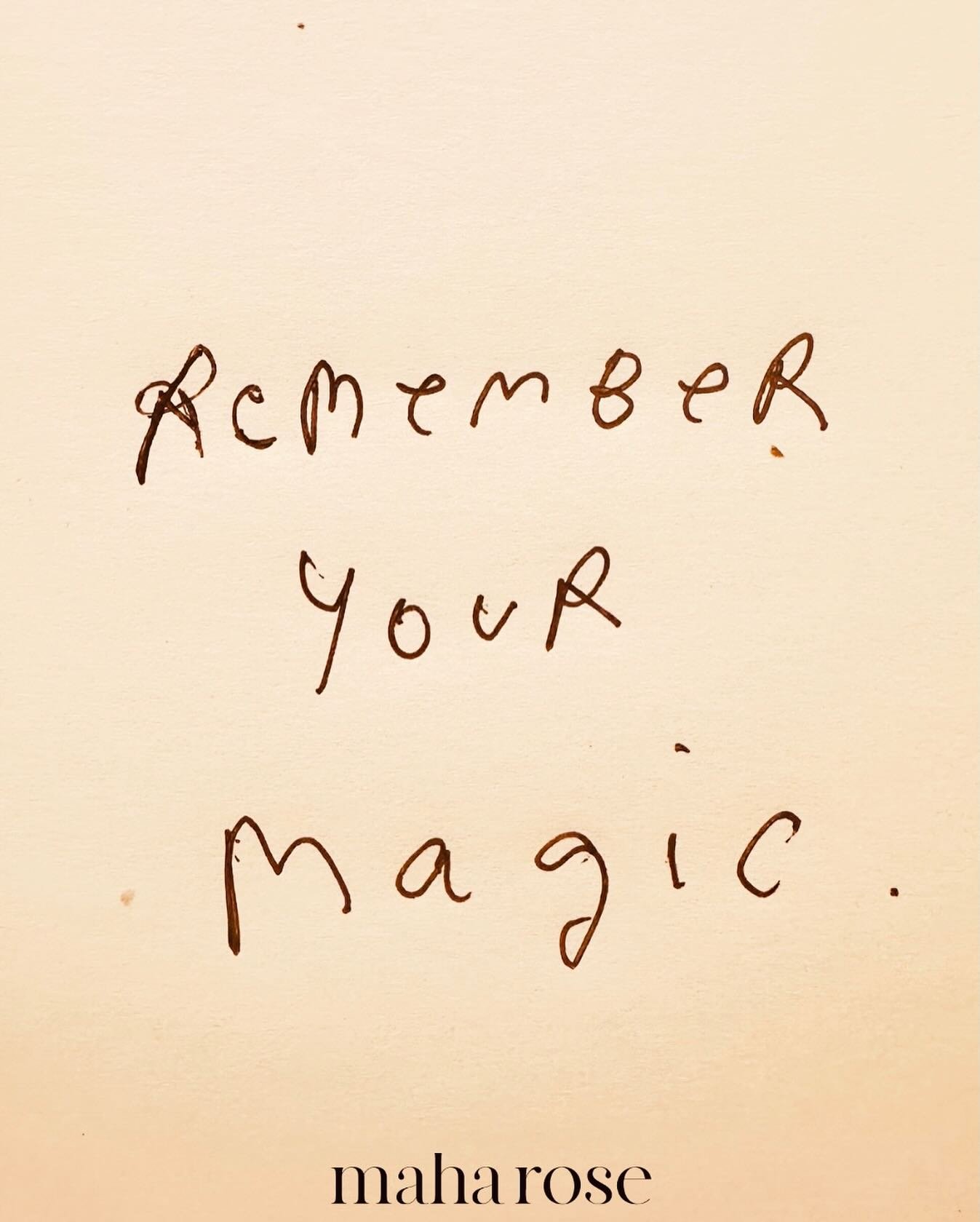 Remember your magic. 
🙌🙌🙌🙌🙌
Remember you ARE magic. 
✨✨✨✨
These times need your magic!
🙌🙌🙌
No pressure but don&rsquo;t turn it down! Turn it UP!
✨✨
maharose.com
🙌
#turnupyourmagic