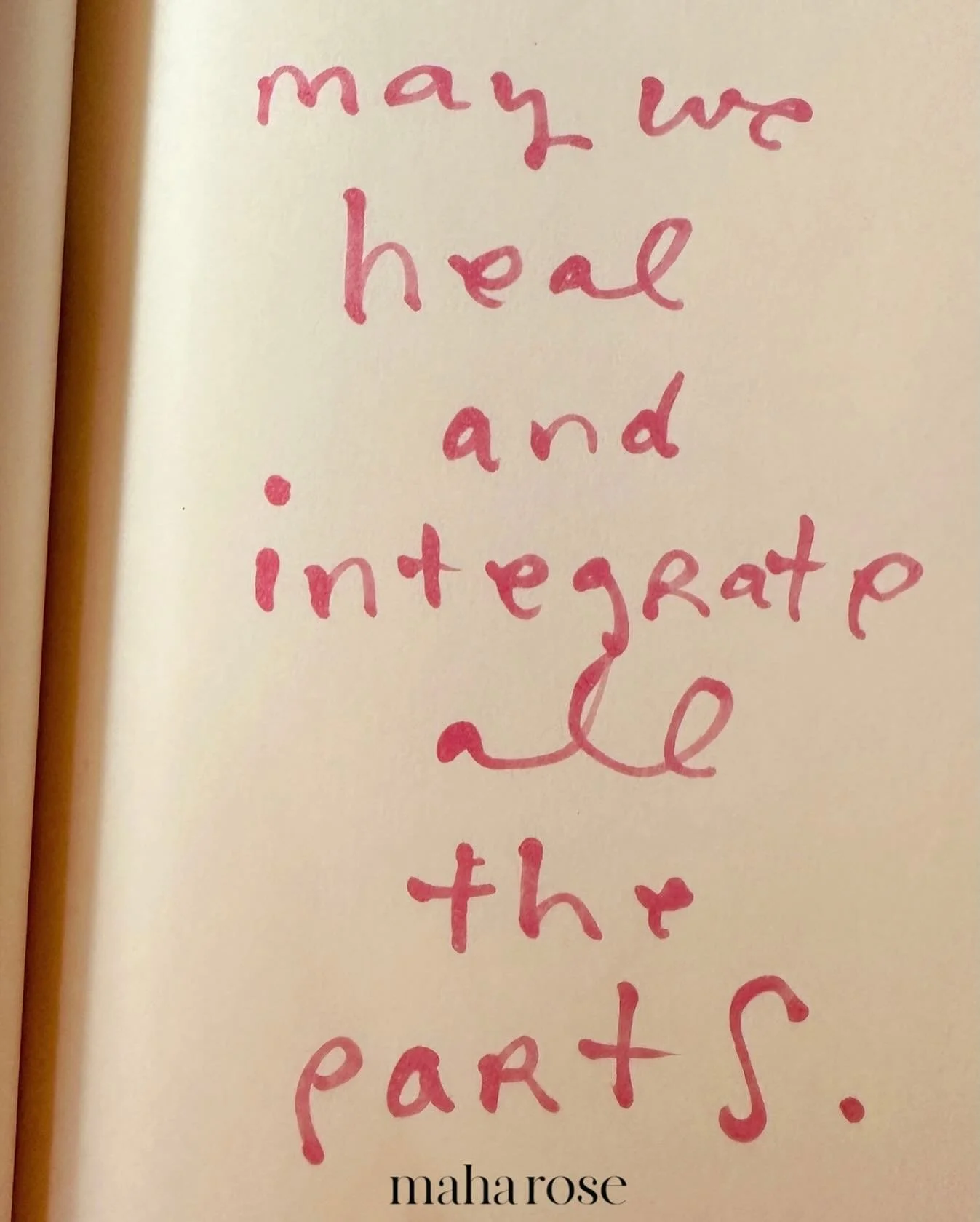 Shadow work loves. 
🙏🏽🔥🌑🩵🌊🙌
May we integrate all the parts. 
🔥🌑🩵🌊🙌
If it&rsquo;s coming up, it&rsquo;s coming up to be digested and integrated. 
🌑🩵🌊🙌
You don&rsquo;t have to do it alone. 
🩵🌊🙌
maharose.com
🌊🙌
#shadowwork #selflove