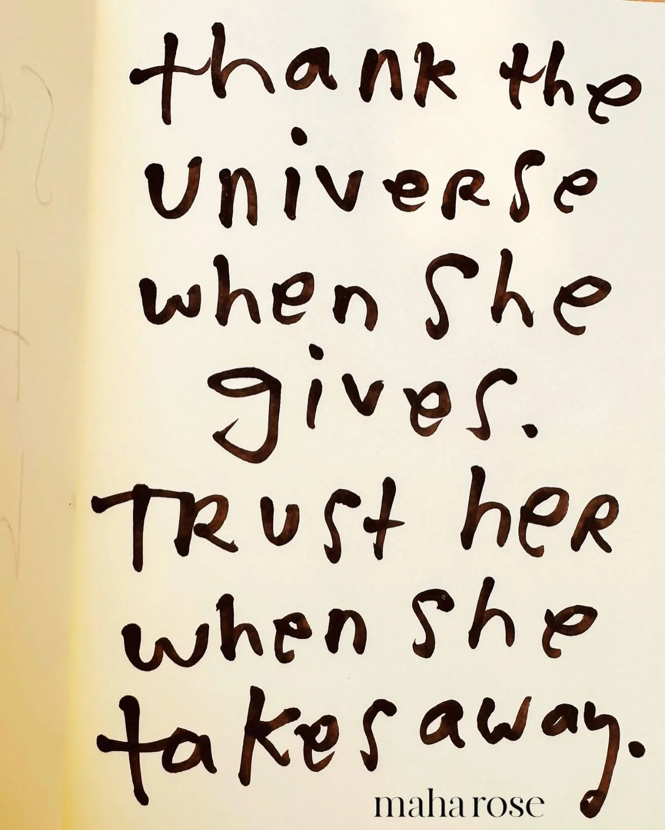 The goddess she gives and the goddess she takes away. 
🔥
Thank her when she gives. Trust her when she takes away. 
🙏🏽
maharose.com
🩵
Art by @lisanelsonlevine 
☀️