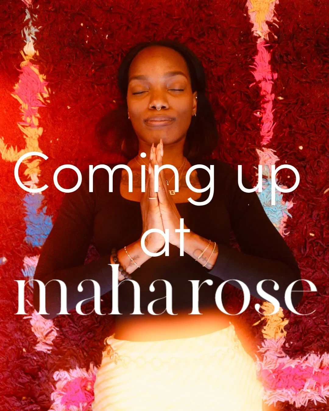 This week at Maha Rose: creativity, touch, sound and soul. 
🧡🌸✨🧡🌸✨🧡🌸✨🧡
Archetypal Collage Workshop: Aries Season with Laura Gold Tuesday, April 14th
6:30&ndash;9:30pm Collage, astrology, and archetypes. Embrace your inner fire through guided m