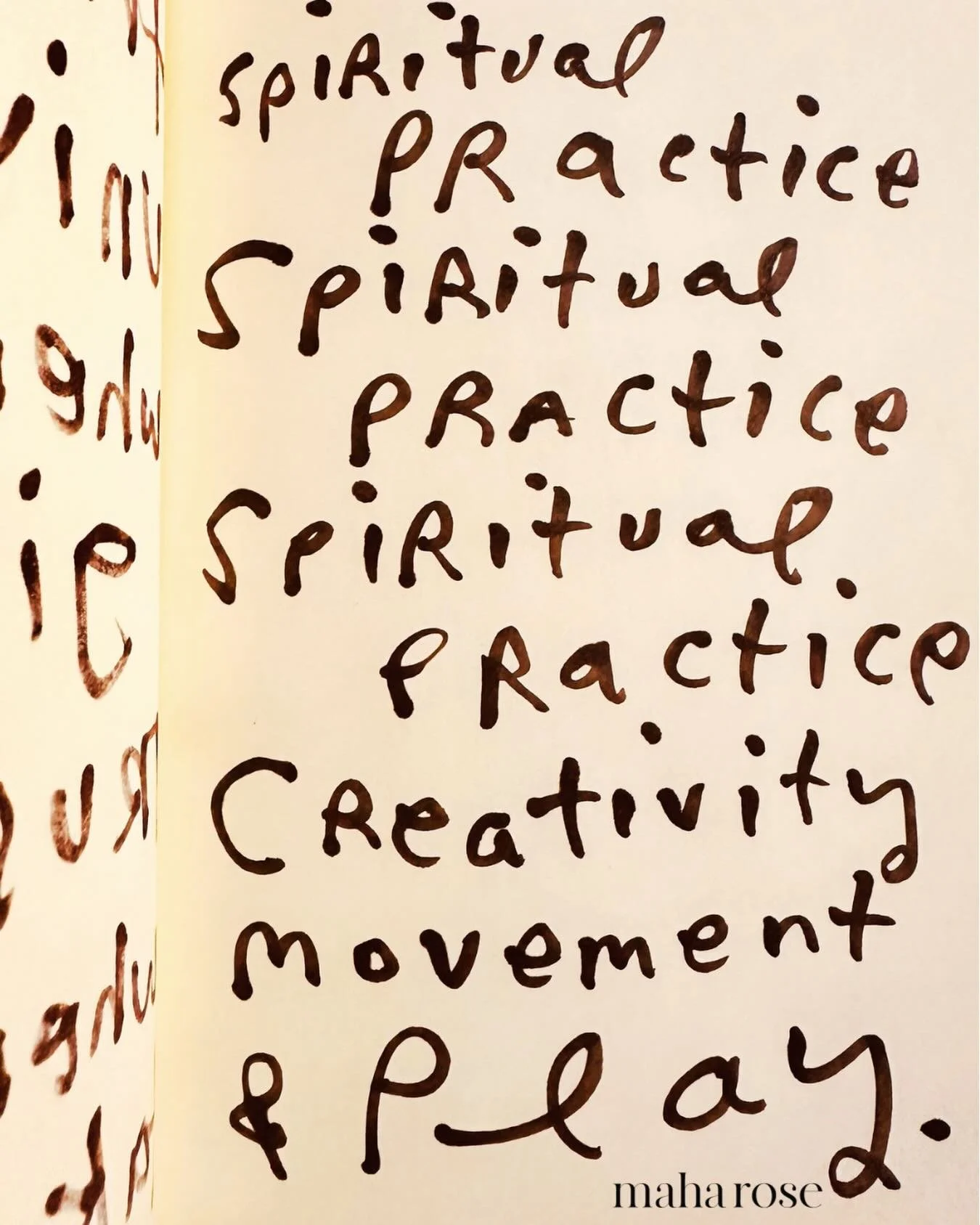 Tips for the earth realm. 

Happy Saturn Day. 

Happy New Moon. 

Do your spiritual practices and why not see what could happen if play was on the list of them&hellip;

maharose.com