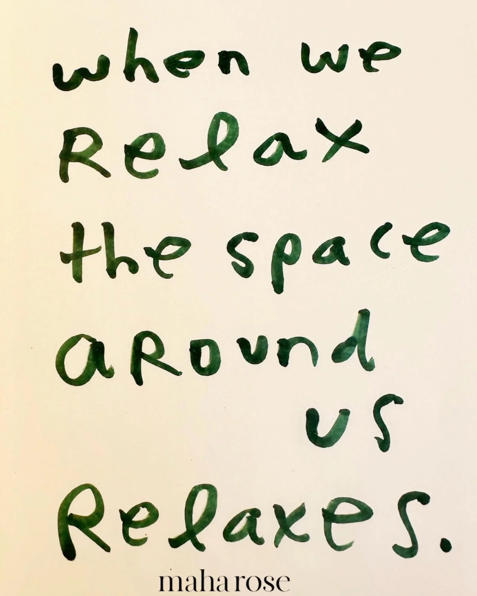 Happy Mercury Day. 

Stay cool Loves. 

When we relax the space around us relaxes. 

maharose.com