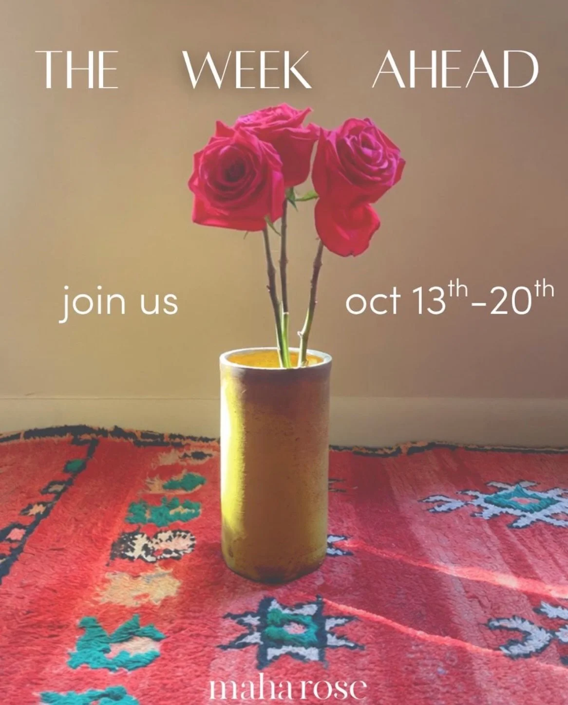 hello family 🙏 a gentle reminder that you deserve to be cared for this week 💓 here&rsquo;s how:

meet us for:

✨ Reiki Practitioner&rsquo;s Healing Circle with @katiethomas______ Tuesday, October 13, 6:30&ndash;8:30pm

✨ Sound Bath and Energy Clean