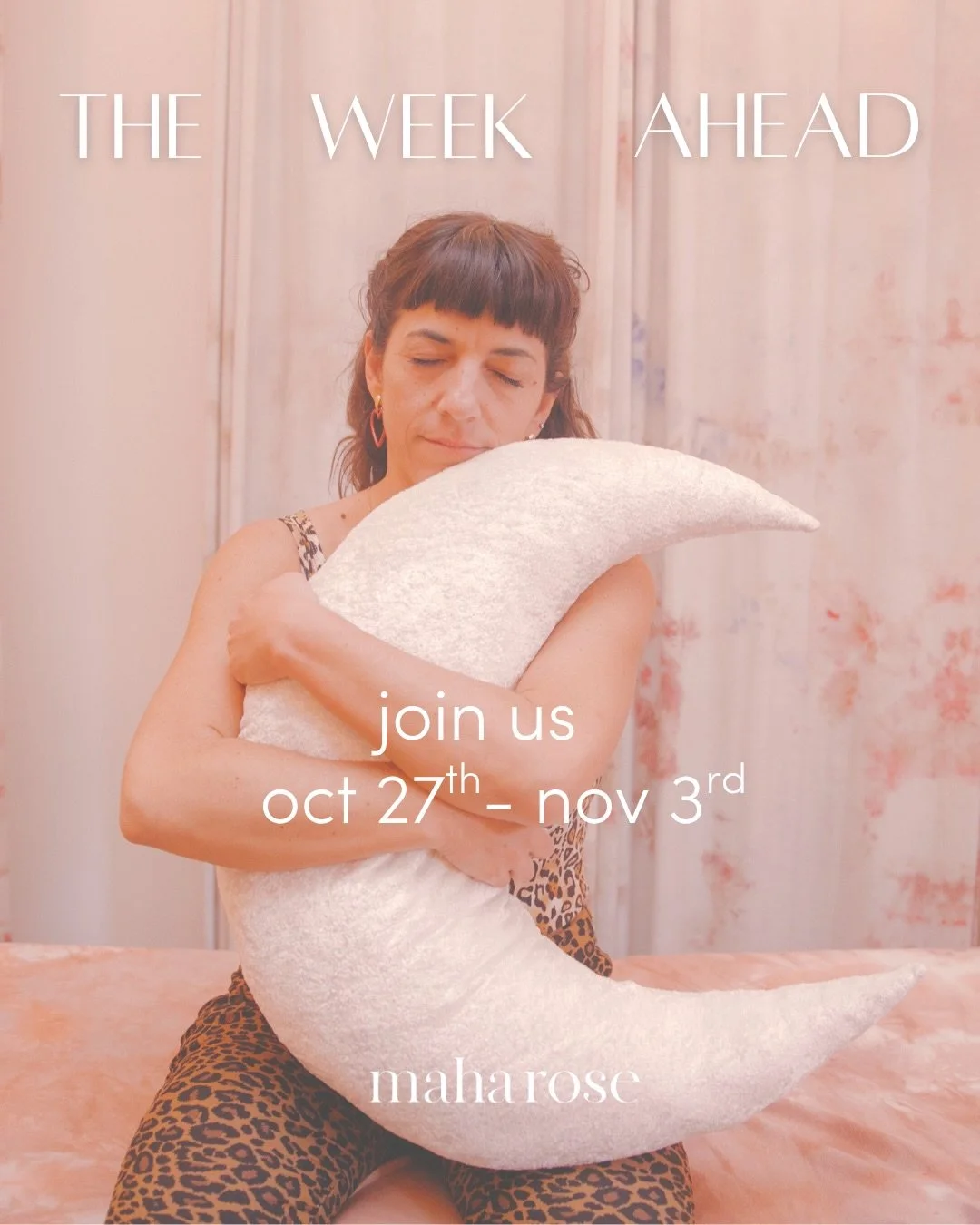 the veil is thin 🤍🔮 your witchy week = tarot, mediums + saying hi to the other side (politely) 👻

meet us for:

✨ Tarot Tuesday: Walk-In Sessions
with @myth.and.ritual
Tuesday, October 27, 3:30&ndash;5:30pm

✨ Homecoming: Somatic Embodiment
with @