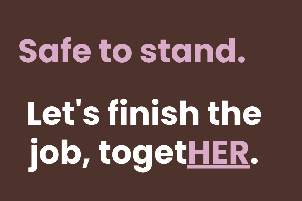 The government has said it should be safe to stand. Now let’s write it down.