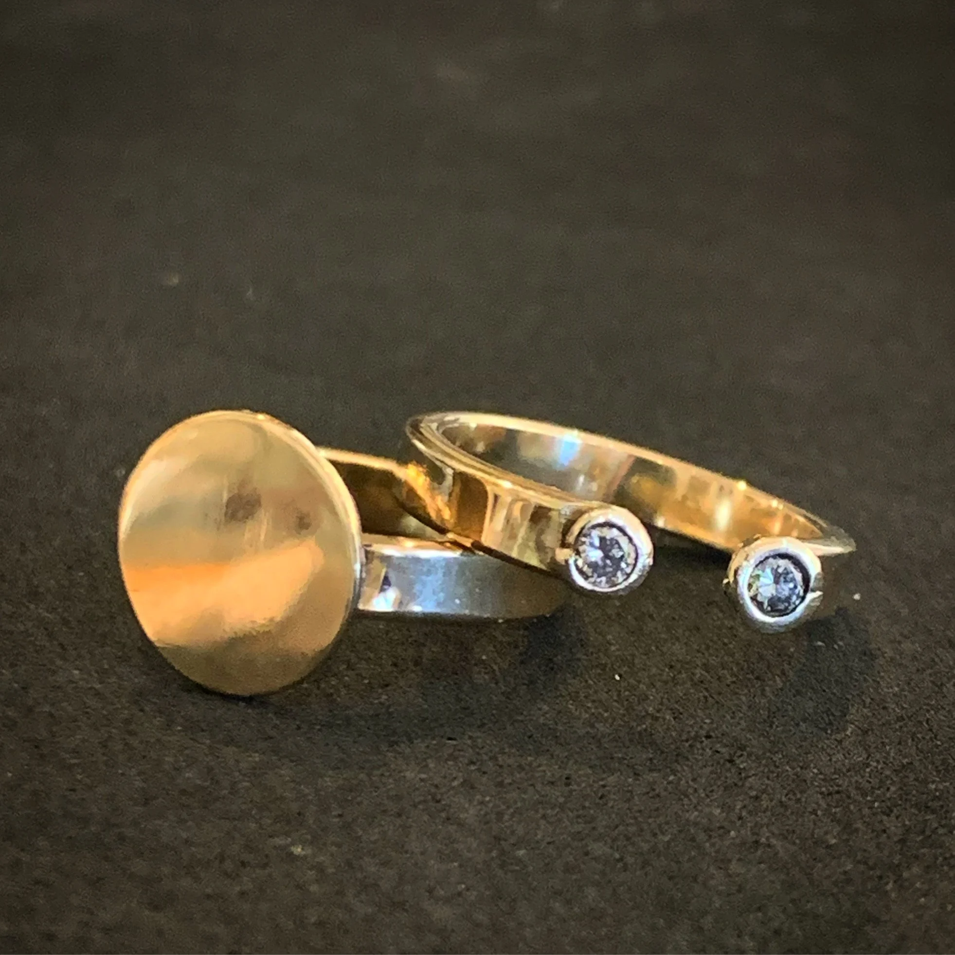 Custom goldsmithing by Andrew Danylewich in Nova Scotia