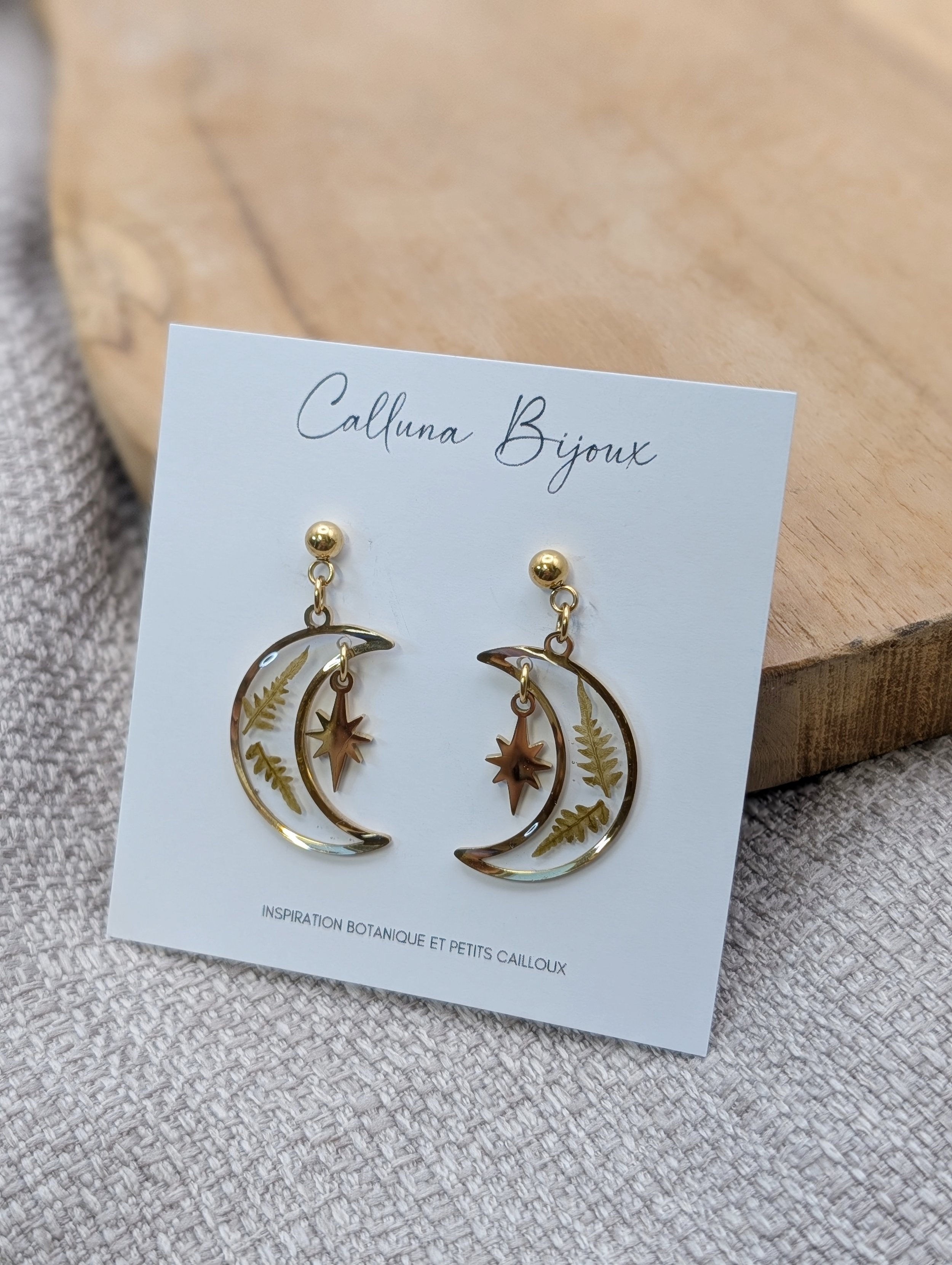 boucles lunes fougere