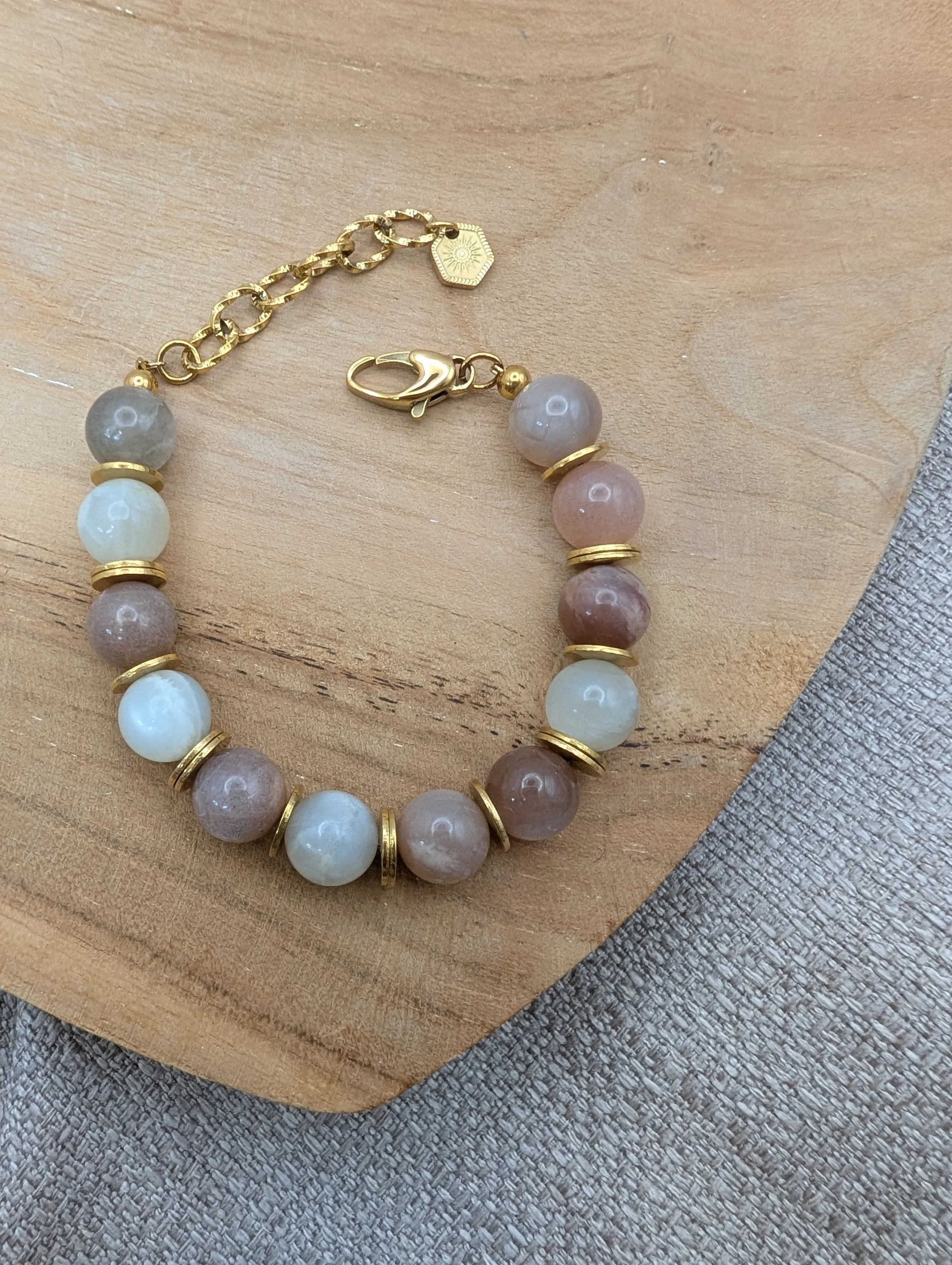 Bracelet Quintessence pierre de lune