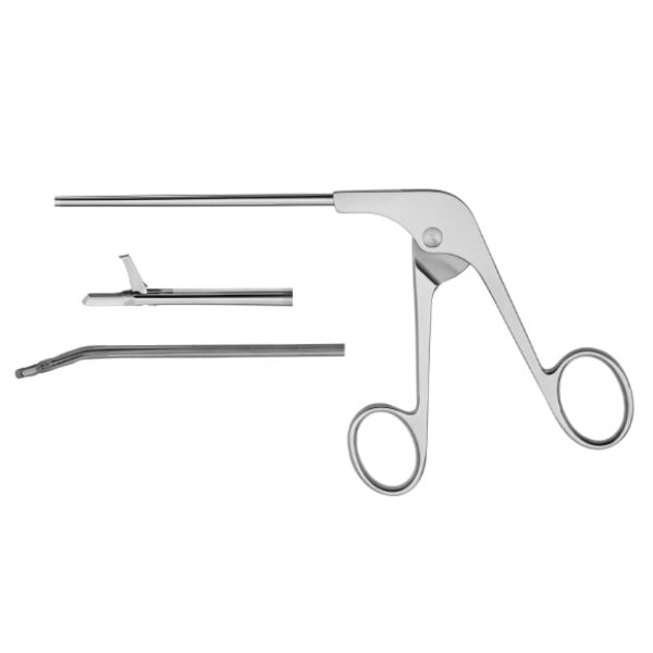 Кусачки для заднего отдела мениска рабочая часть загнута влево