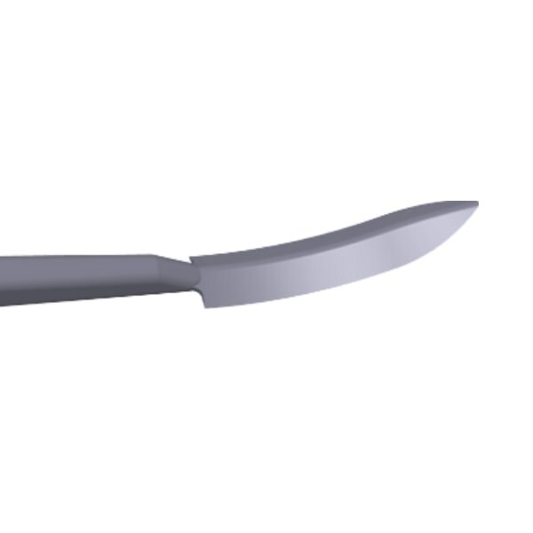 Нож банановидный