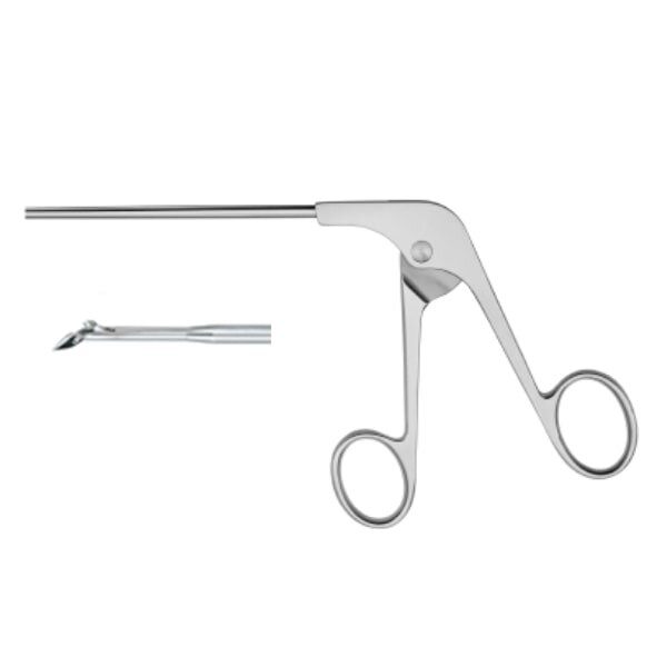 Прошивающий инструмент, ствол загнут влево на 45°