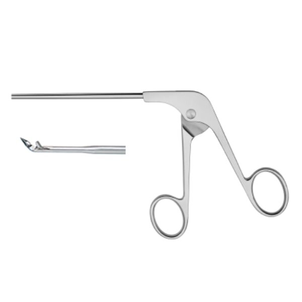 Прошивающий инструмент, ствол загнут вправо на 45°