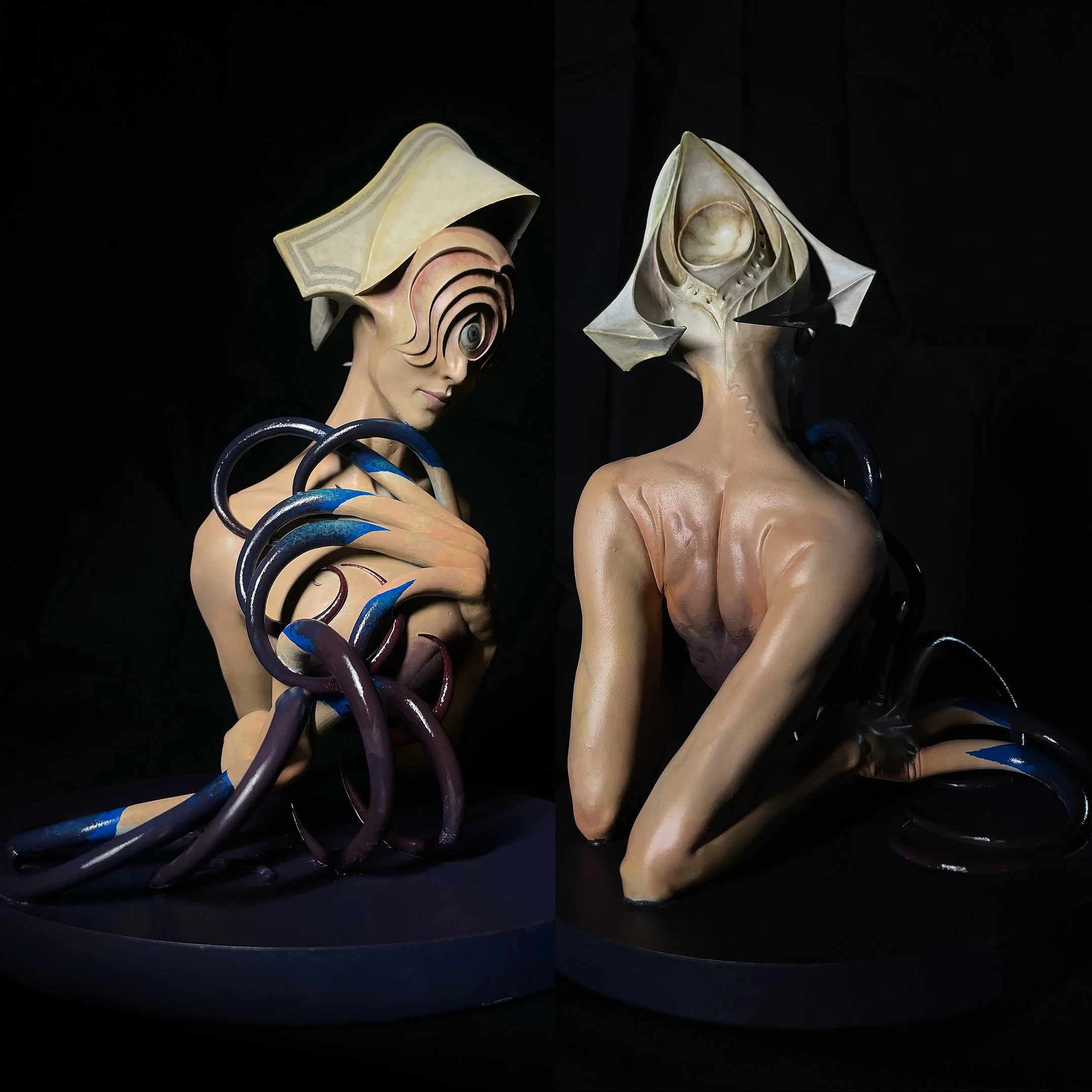 ZhangDanlin-Realisticallypaintedsurreal humanoidsculpture - Danlin Zhang.jpg