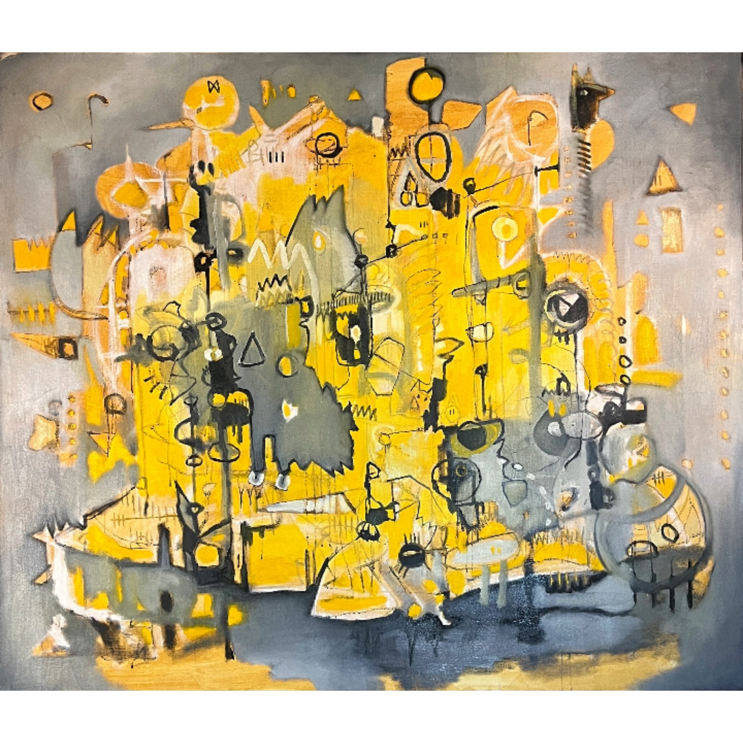 Yellow Sanctuary With Moose