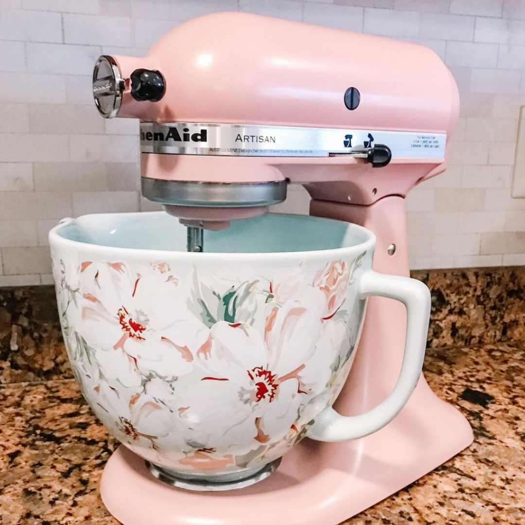 The Kitchen Aid Pink Mixer & Bowl — By Mandy Maltz