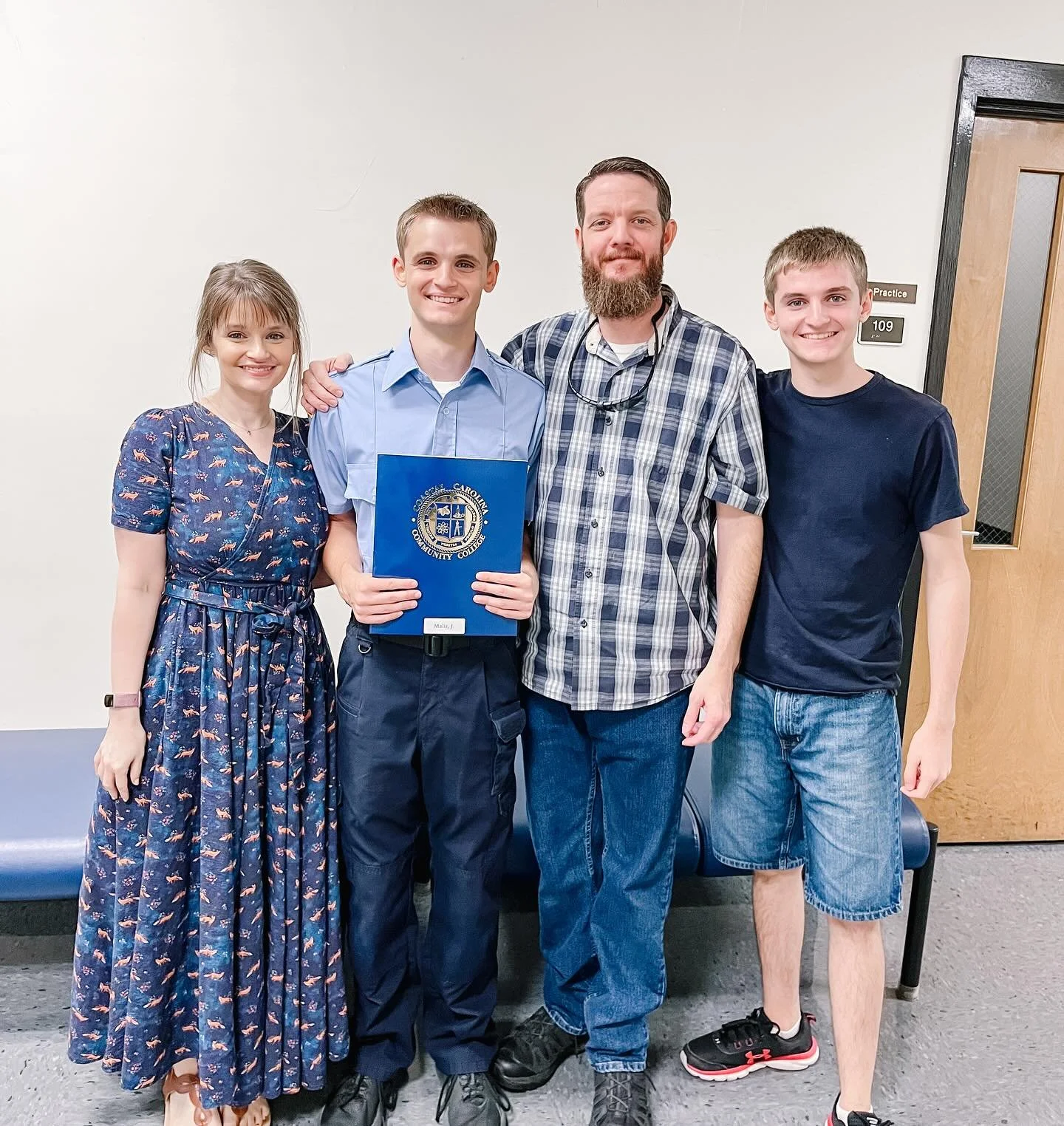 Last night, my first homeschooler graduated the Fire Academy! He&rsquo;s officially a firefighter 🧑&zwj;🚒 2025 has been a huge year for him. He graduated high school and the fire academy! We are so proud of him!
.
.
.
.
.
.
.
#homeschool #homeschoo