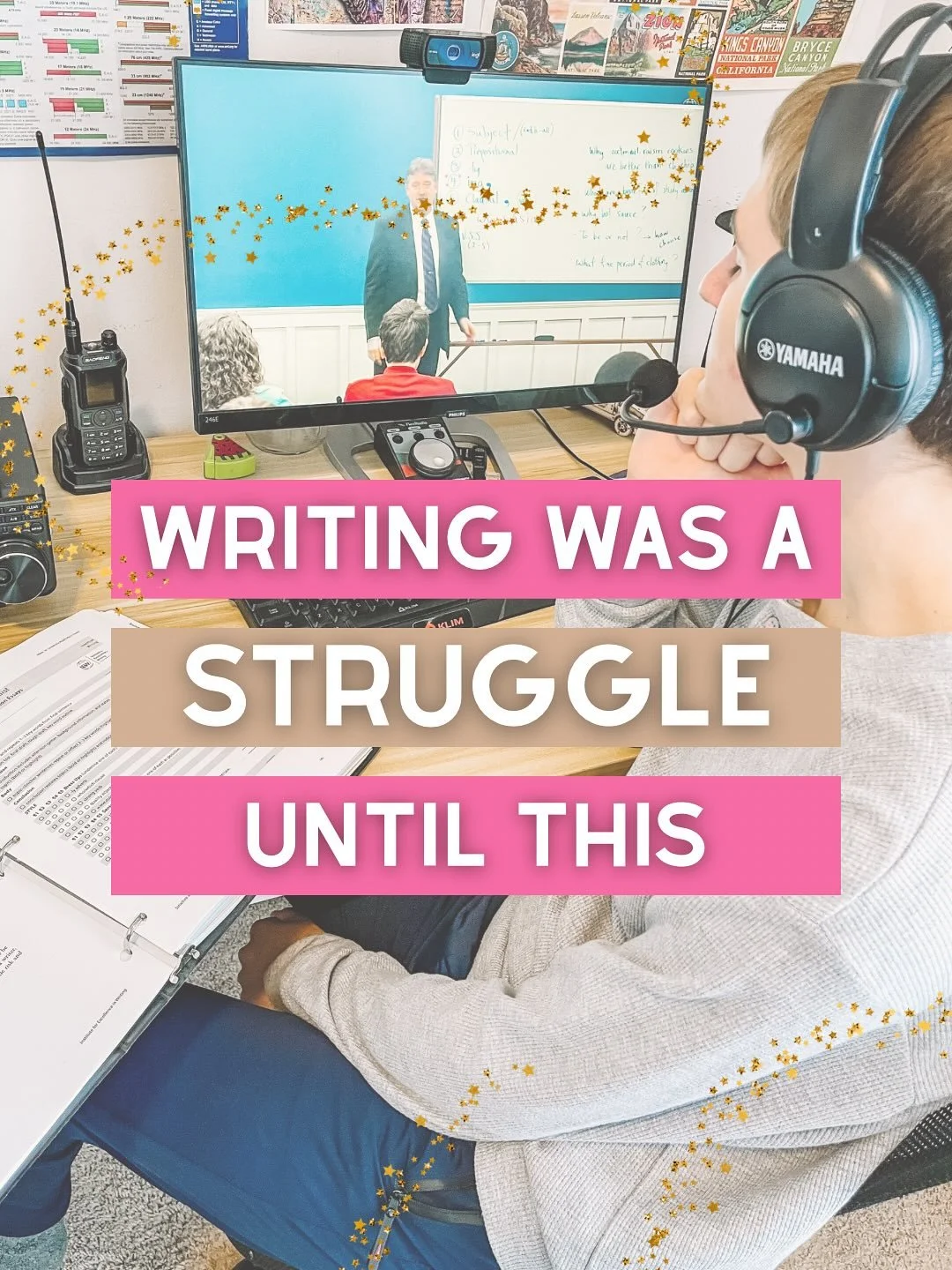 Writing brought us to tears &mdash; literally.

It was the one subject we both dreaded.
No matter what we tried, it just wasn&rsquo;t clicking&hellip; and the frustration would spill over into the rest of our day. I started wondering if maybe writing