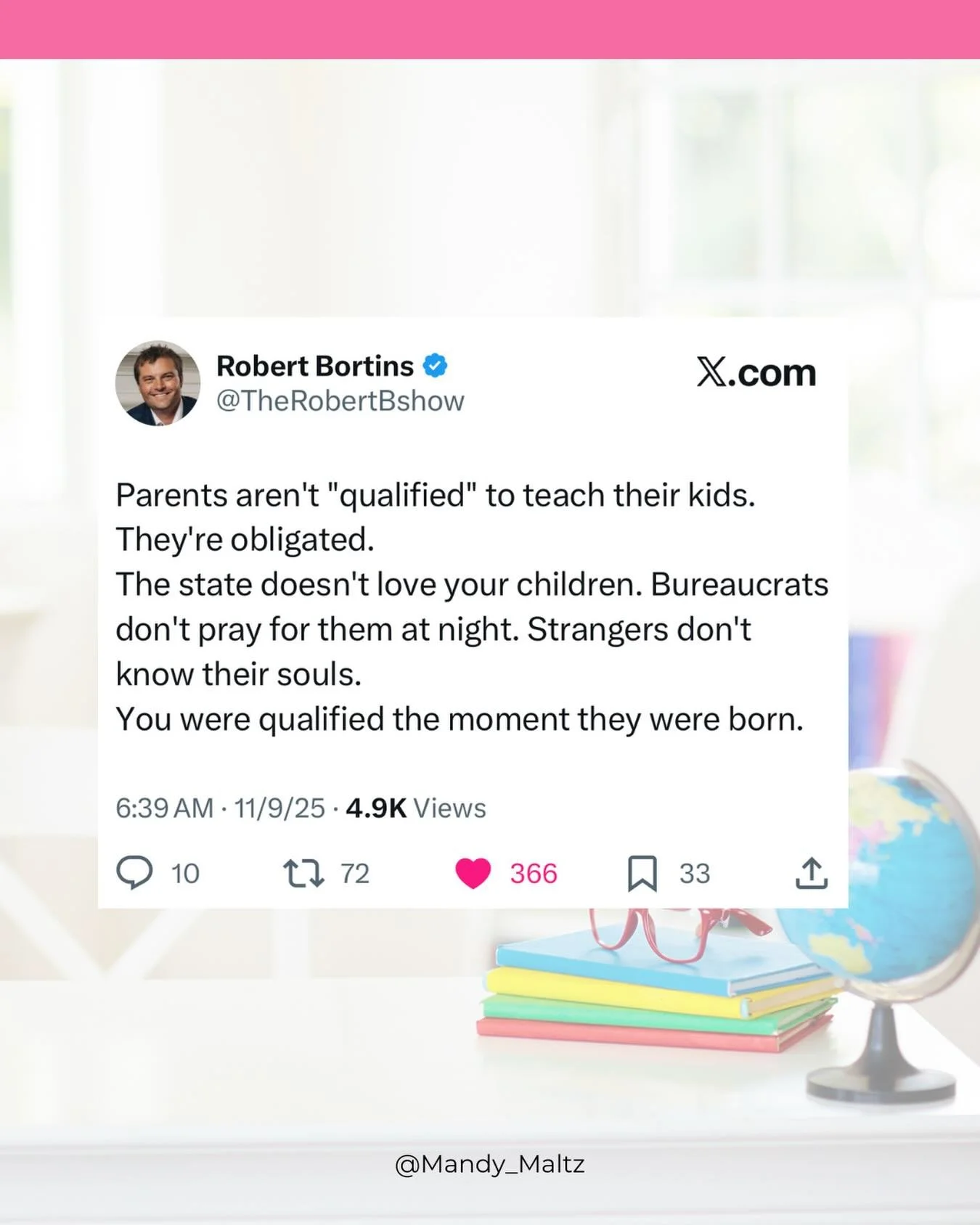 You were never unqualified. God gave you your children and entrusted you with them.

If you&rsquo;re thinking about homeschooling, you&rsquo;re not alone and I&rsquo;m here to encourage you. 

If you want to see what we use for curriculum, comment &l