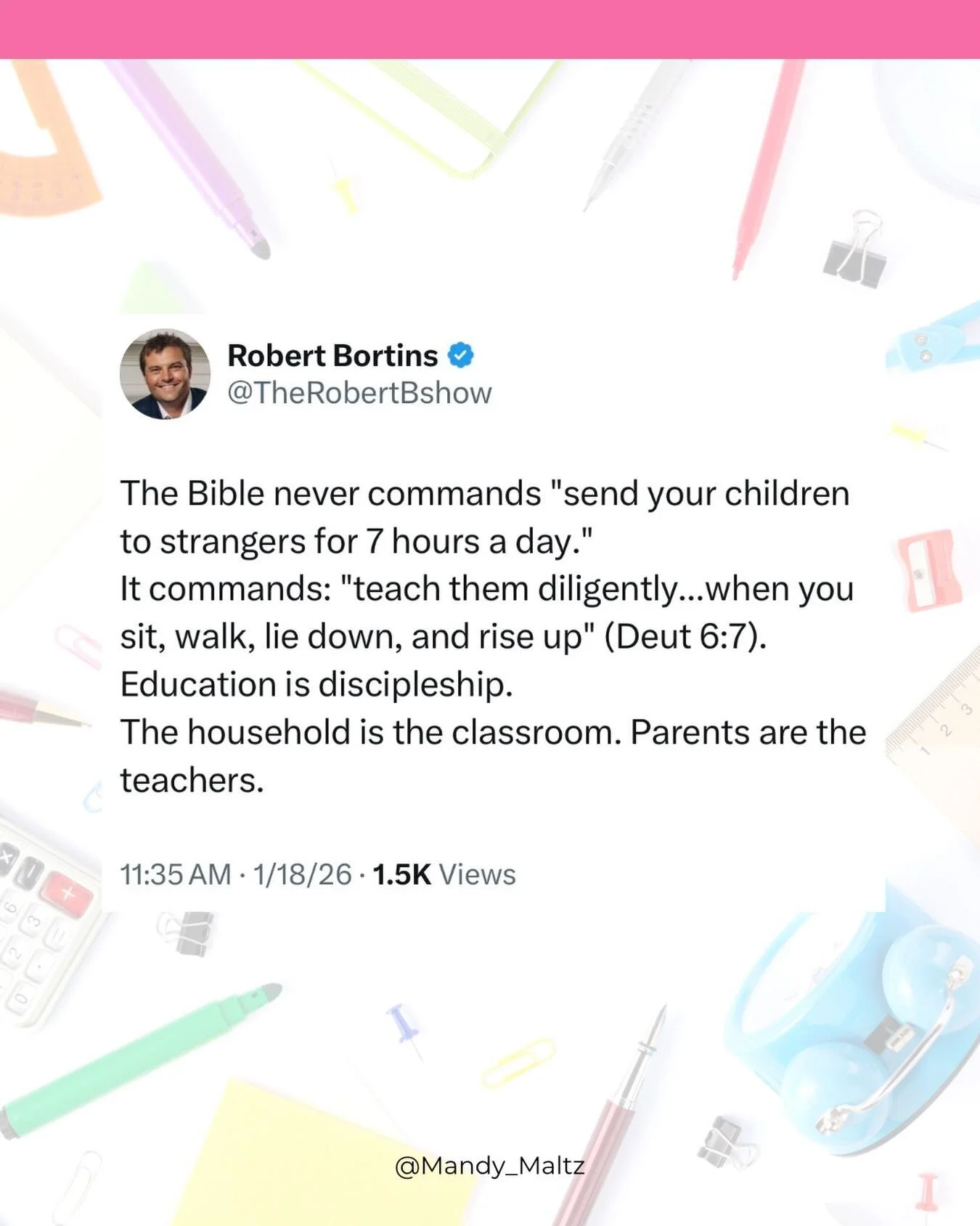 You can homeschool 🩷 

The Bible convicted me years ago, and my husband and I decided to take the leap into homeschooling.

We&rsquo;ve never once regretted it.

#homeschoolcollective #biblicalwomanhood #biblicalliving #homeschooling