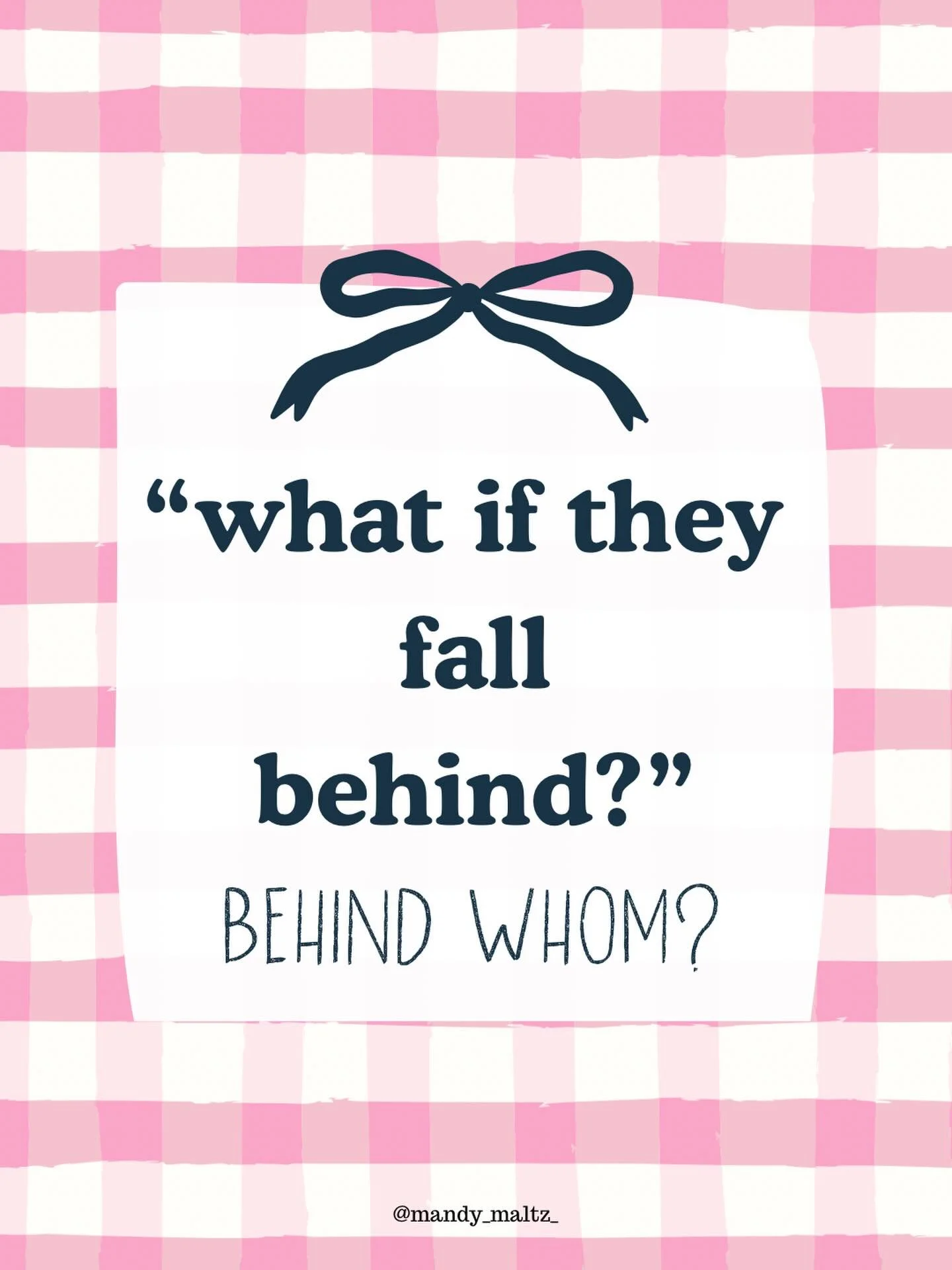 There is no &ldquo;behind&rdquo; in homeschool. I had to remind myself of this last week. 

Dear homeschool mom, when the doubts and fears kick in, remember that you&rsquo;re not on the public school timetable.

#homeschoolmom #homeschoolmomlife #hom
