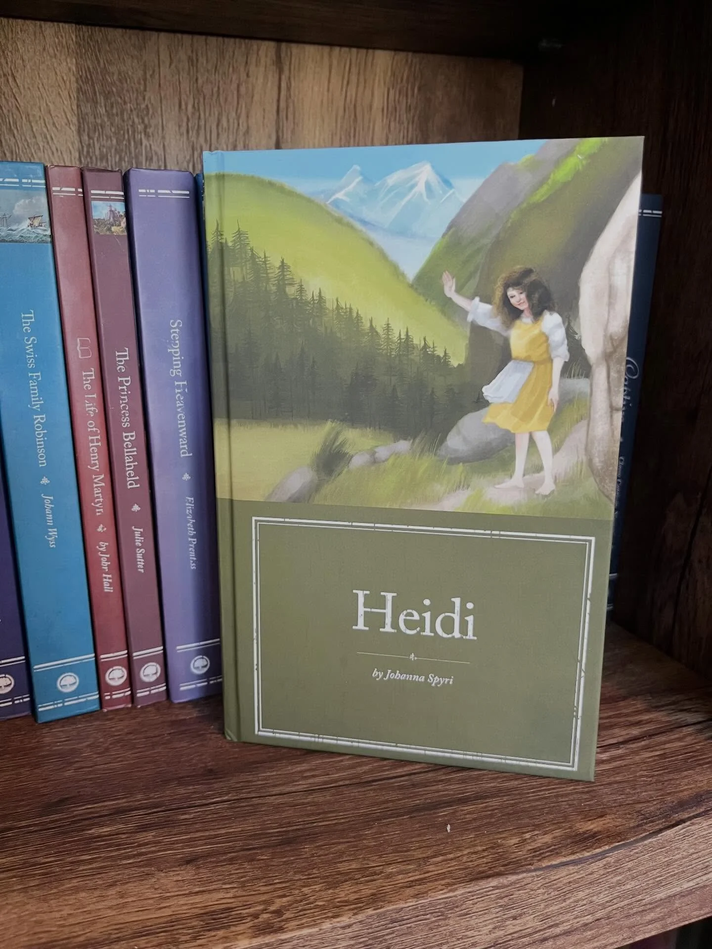 Did you know this? I heard Kevin Swanson from @generations.min talk about how much of the Christian content was removed from the book Heidi over the years. Generations had a sale last week, and I purchased it. Their version was restored from the orig