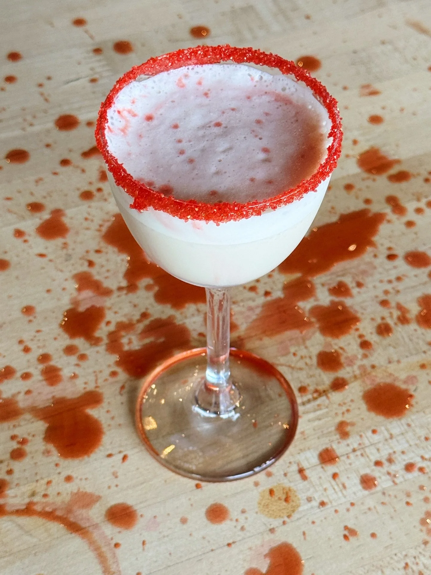 DRACULA&rsquo;S KISS 🧛&zwj;♂️ 💋 

This spooky limited seasonal cocktail is here for the next 2 weeks only, so make sure you grab one while you can (if you dare 🤪)

Sweet and creamy&mdash;think a dessert espresso martini&mdash;that honestly would b