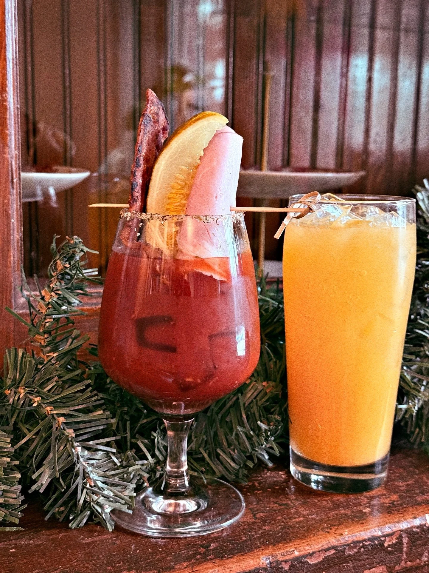 TROY HILL COCKTAILS WHAAAATTTTT

The Pig Hill Bloody Mary

Our homage to the history of Troy Hill 

Parking Chair Vodka with Briny Mary mix loaded up with a pickle spear, fresh cooked bacon, and a ham and cheese skewer garnish! 

The Rialto Yellow Li