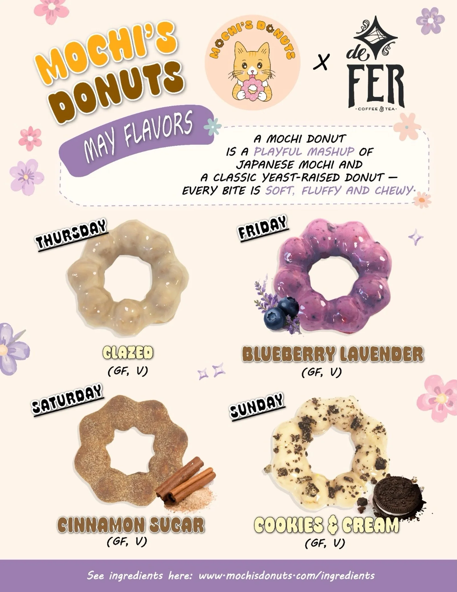 MOCHI DONUTS ???🍩 

We&rsquo;re partnering with @mochis.donuts.pgh to get some new treats over at the Strip. Soft, fluffy and chewy, we can&rsquo;t wait to have these available starting tomorrow! (Strip location only)

We&rsquo;ll have them Thursday
