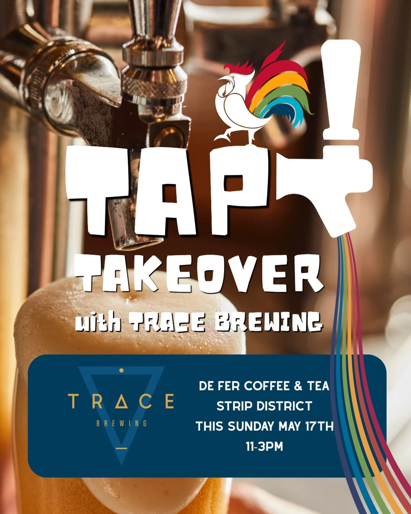 THIS SUNDAY

We're celebrating friendship and friend-sips 💛

Come on down to The Strip for our first ever Tap Takeover with our homies from Trace Brewing.

Not only will we have drafts pouring but @asoorma will also be handing out samples from 11-3
