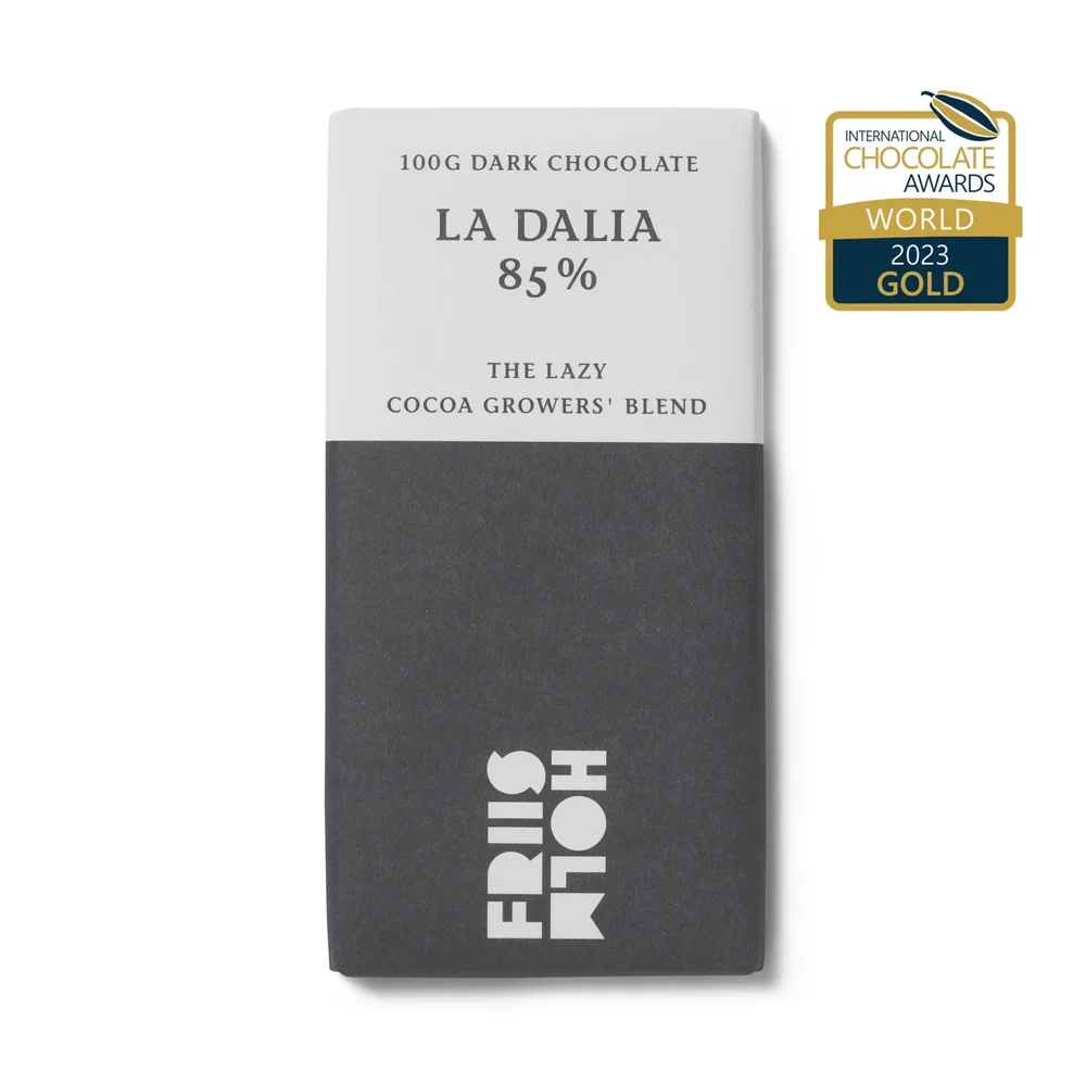 CHOCOLAT フレデリック・ボー Friis Holm: La Dalia 85% Dark Chocolate — De Fer Coffee & Tea