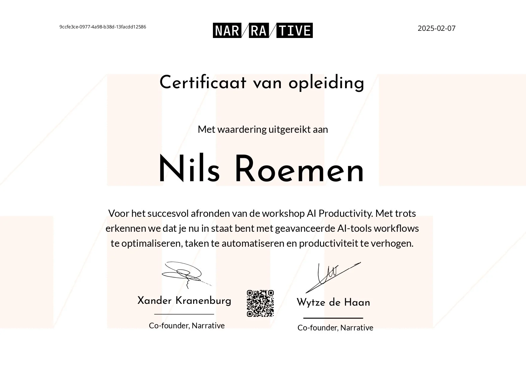 Certificaat Narrative AI productivity 9ccfe3ce-0977-4a98-b38d-13facdd12586_page-0001.jpg