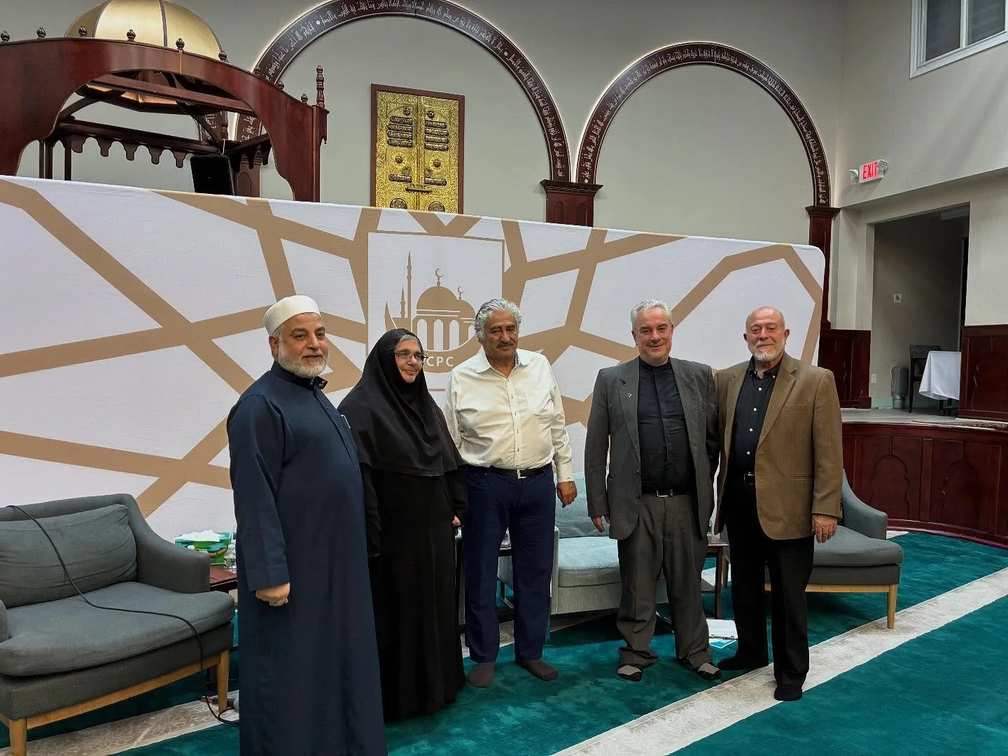On October 31st, I spoke at the Islamic Center at Paterson, NJ together with Mother Agapia to a group of about 200 congregants. The event was described as an interfaith event, and several ministers from the community also attended. We spoke for about