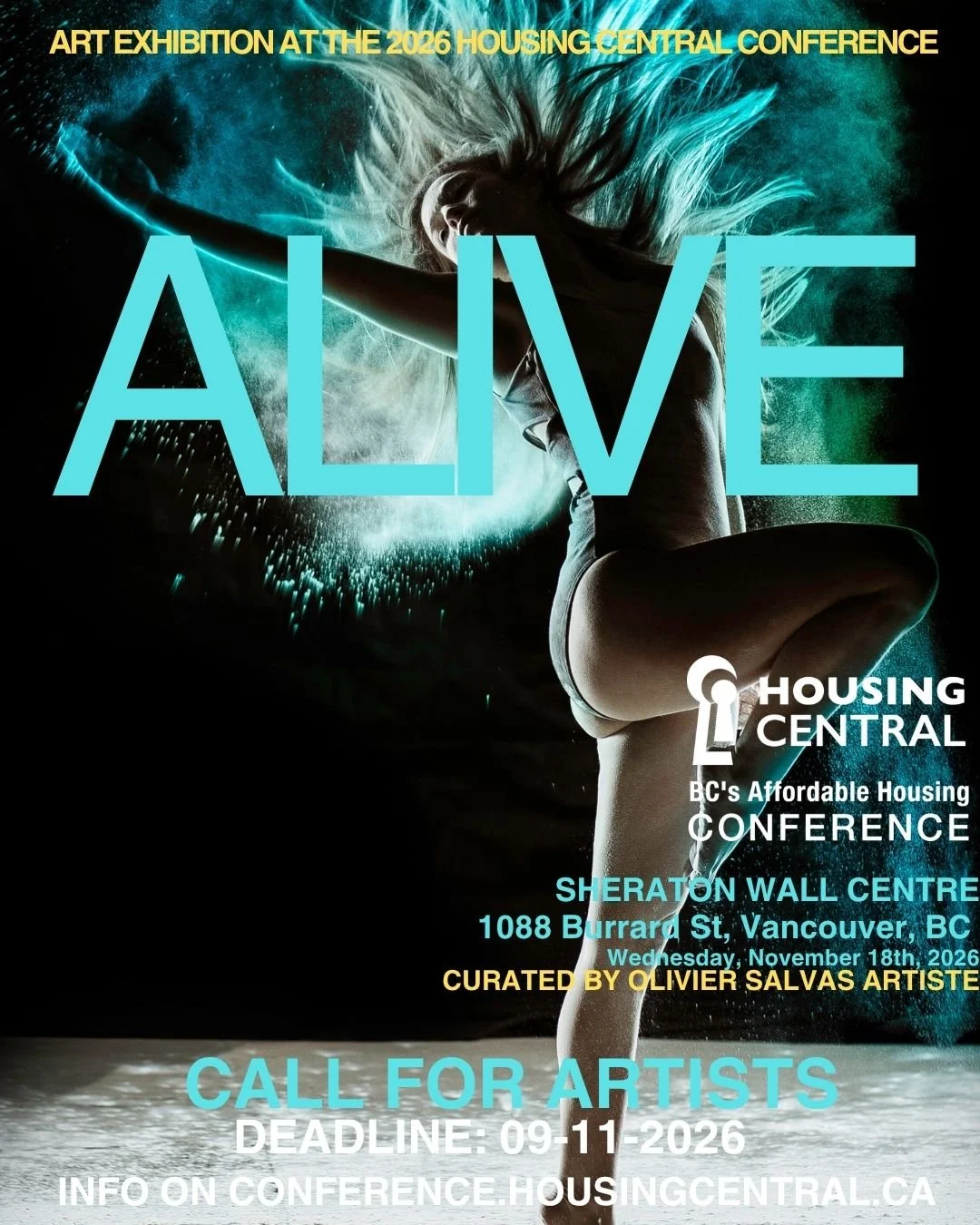 Call for art for ALIVE, an art exhibition for the 2026 Housing Central Conference