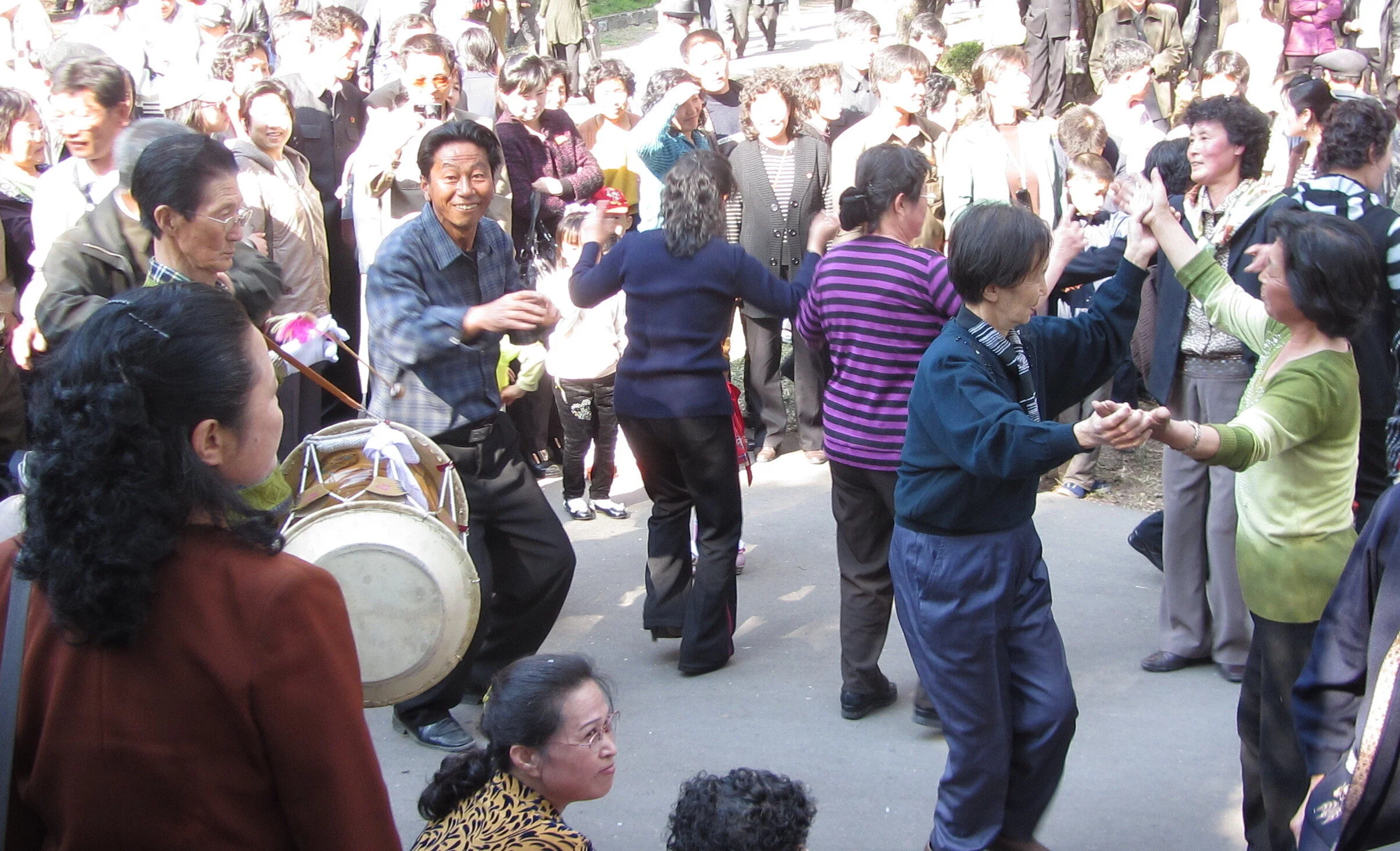 Picnicking in Pyongyang, North Korea