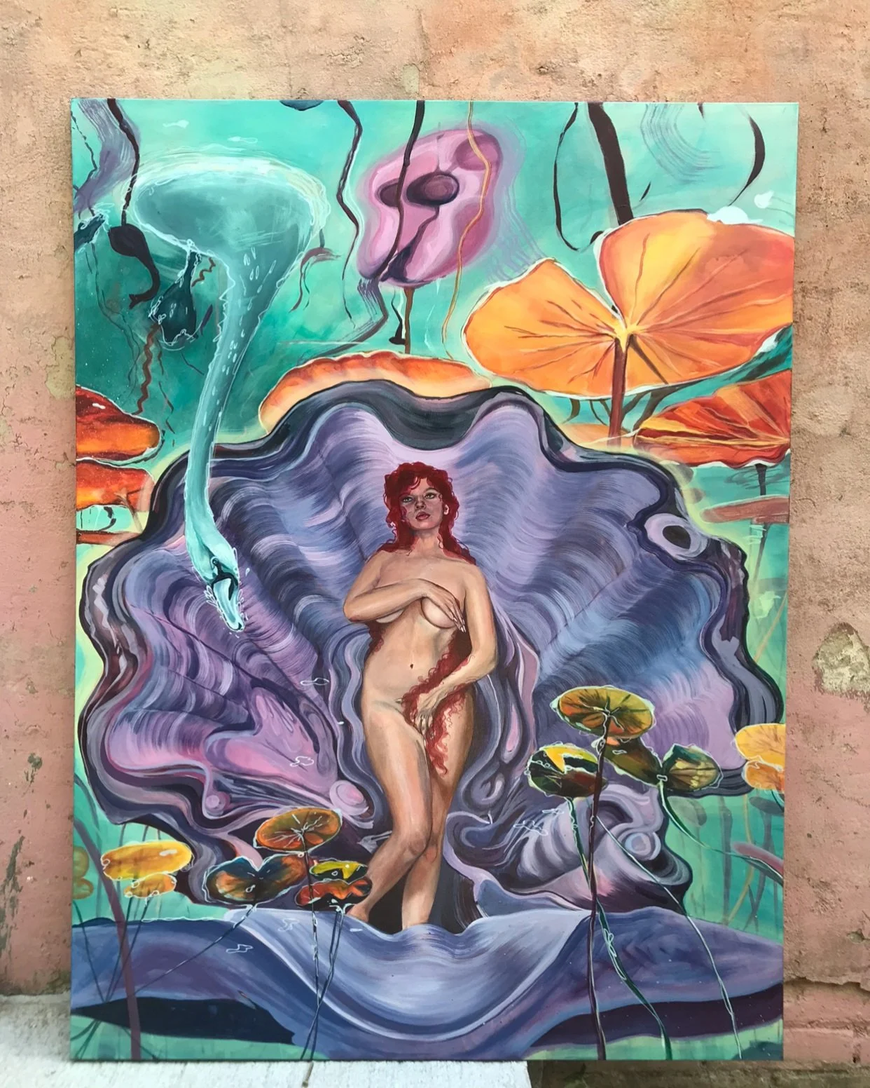 Union, the Object, acrylic on canvas, 30 in x 40 in