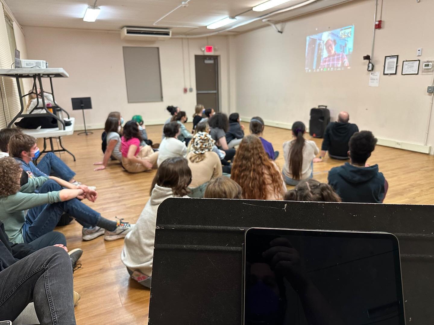 Talk about a hometown hero! Our cast of The SpongeBob Musical got to hang out with @kylejarrow THE TONY NOMINATED WRITER OF THE SHOW who just so happens to be from ITHACA! What a treat! We feel very lucky, thank you Kyle!!!! 
*
*
*
*
*#thespongebobmu