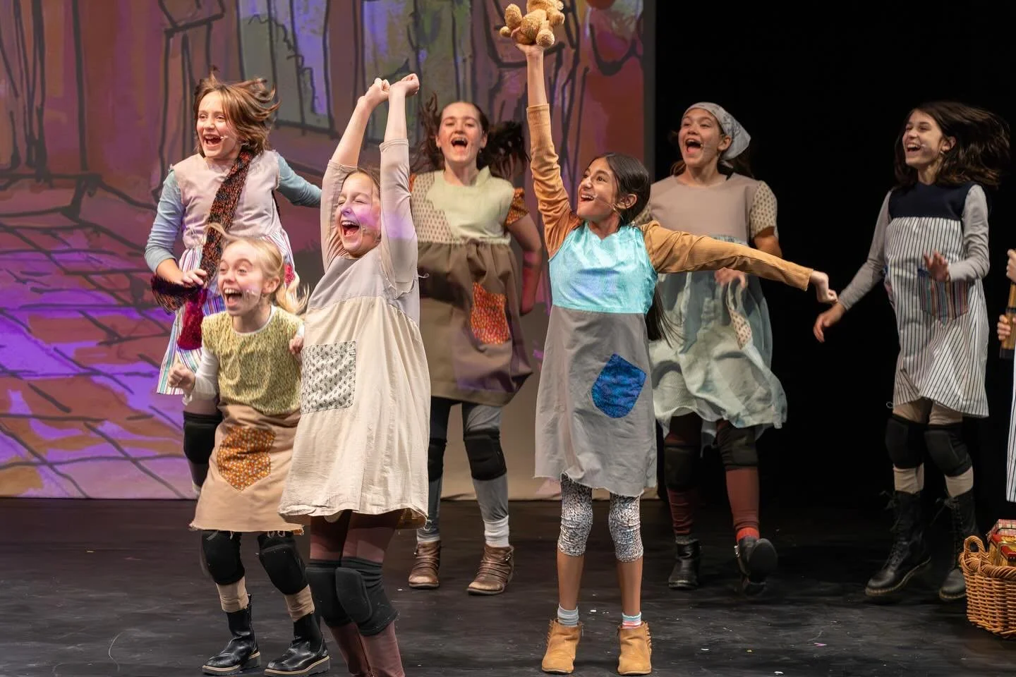 Happy opening to the cast and crew of Annie Jr.! This show will make sure you are fully dressed with a smile from start to finish. Find us at the @hangartheatre at 12:00 p.m. and 4:00 p.m. today and tomorrow, and 12:00 p.m. and 4:00 p.m. on October 1