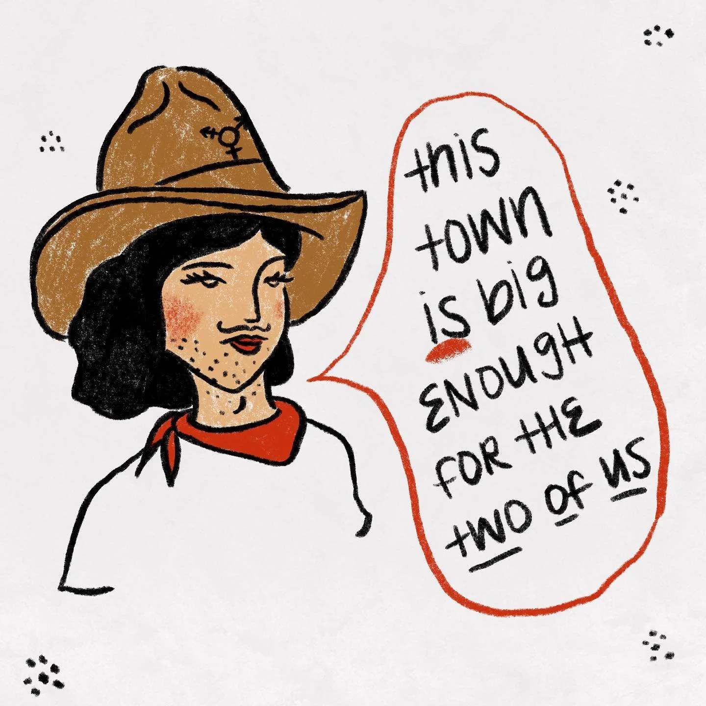 this town IS big enough for the two of us #transvisibility #transvisibilityday #fuckgendernorms