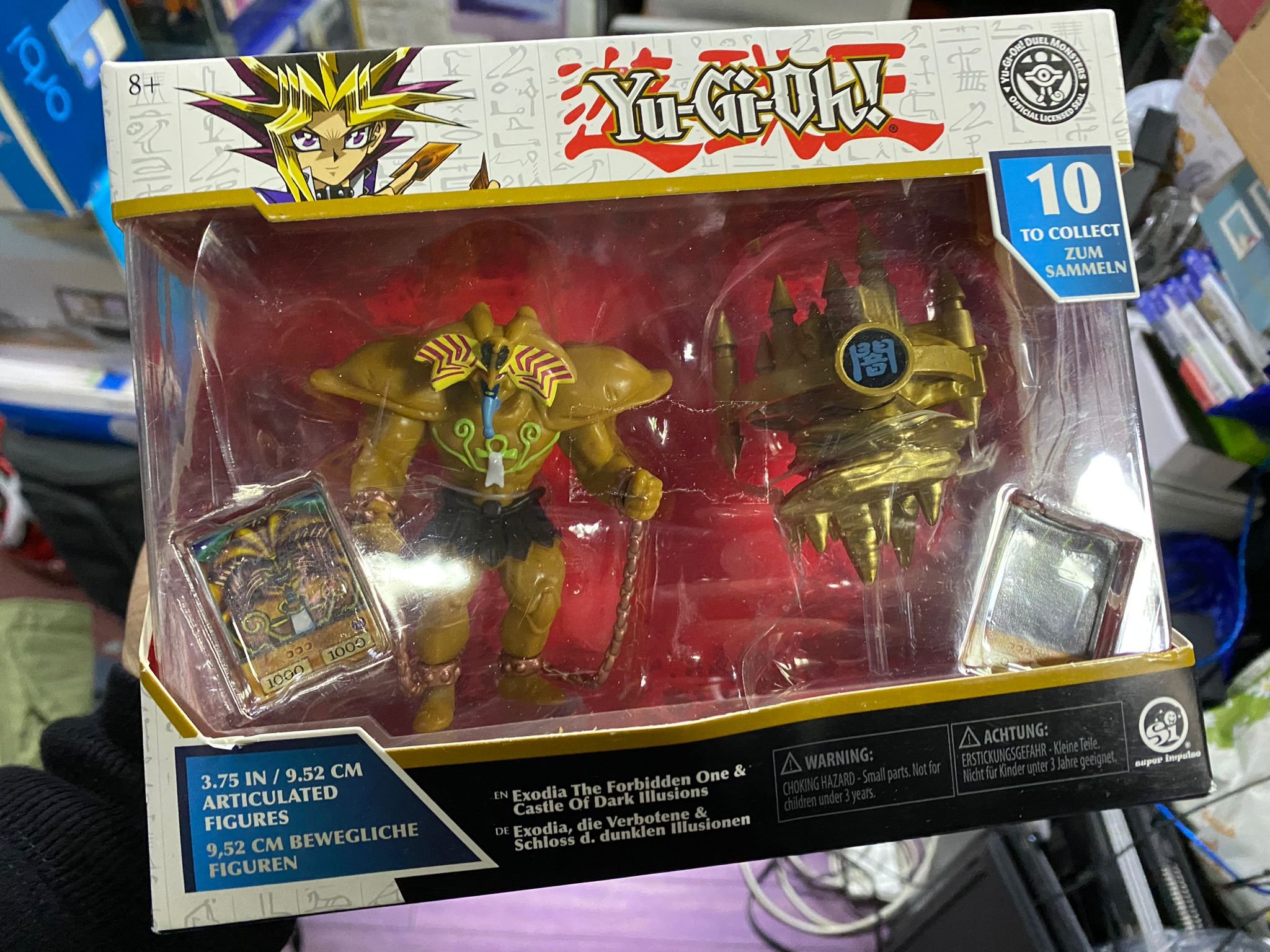 Yu-Gi-Oh! Exodia The Forbidden One & Castle Of Dark Illusions 3.75" 9.52cm Articulated Figures Set | CONDITION - NEW | £19.99