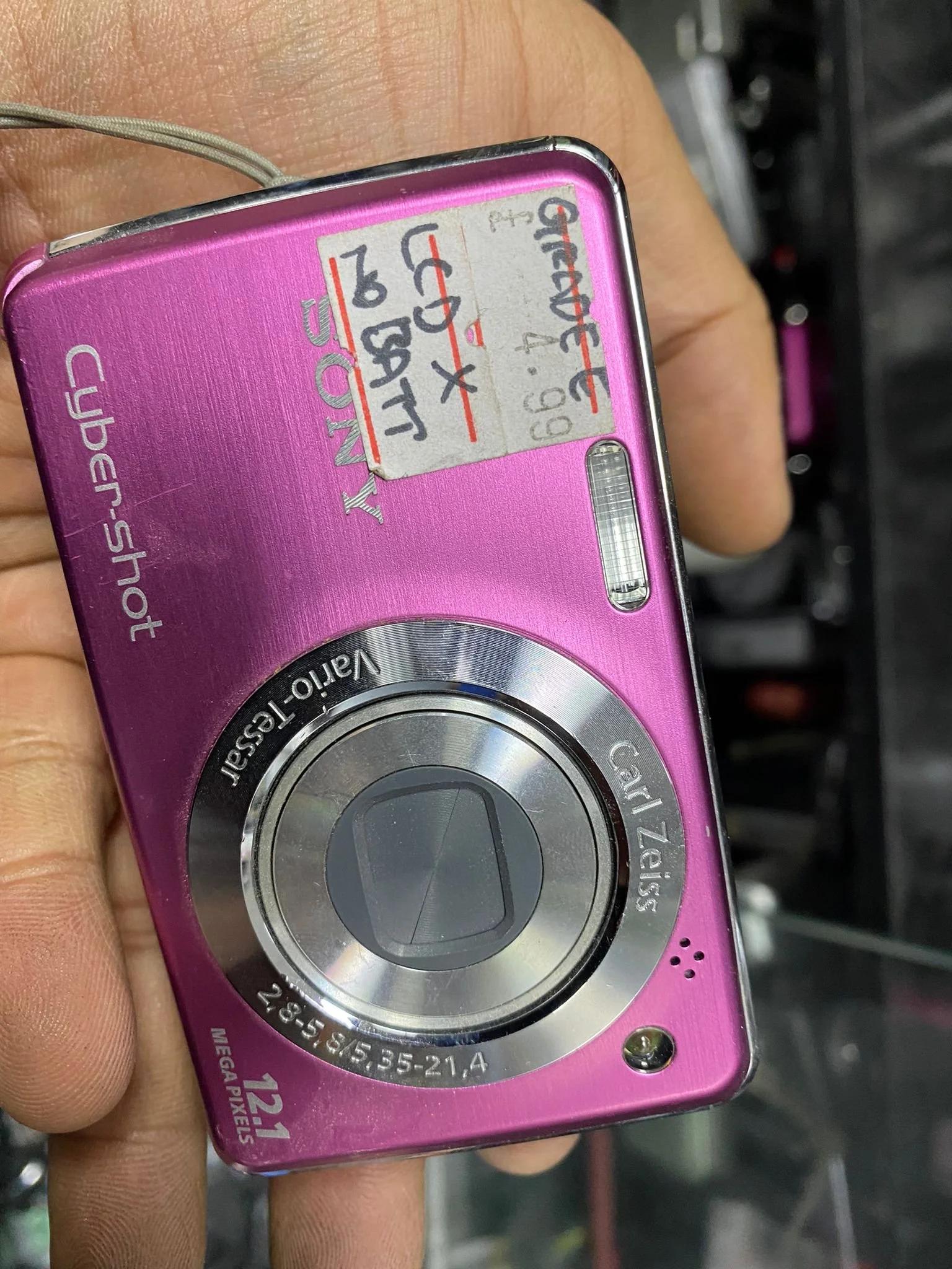 Sony Cyber-Shot DSC-W220 12.1MP Digital Camera Pink | CONDITION - USED / SPARES | £4.99 (OUT OF STOCK)