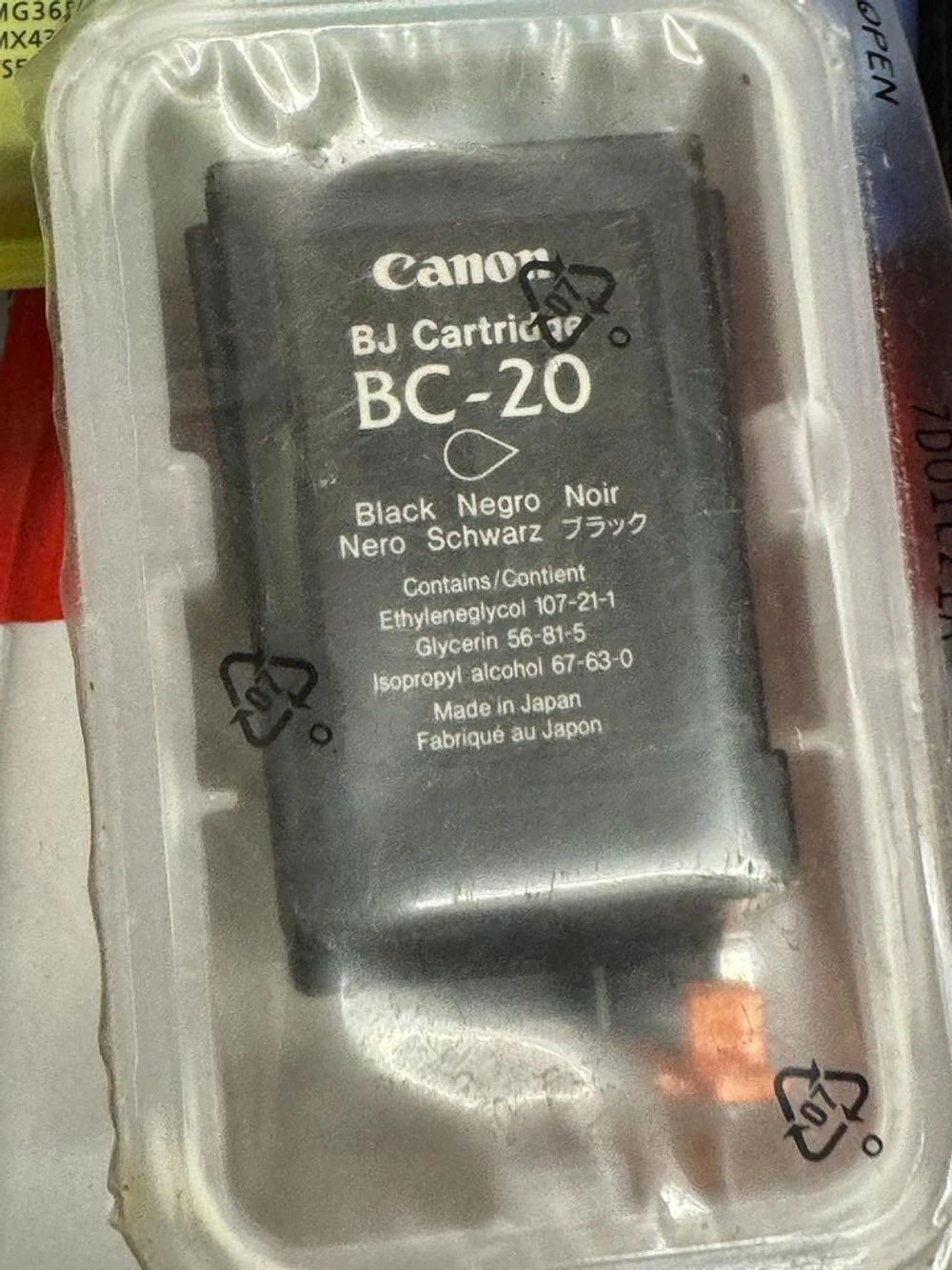 Canon BJ BC-20 Black Cartridge Pack | £4.99