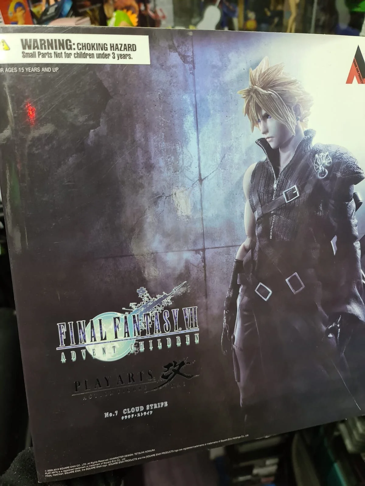 Final Fantasy VII Advent Children Cloud Strife Play Arts Kai Square Enix Figure | CONDITION - NEW | £199.99