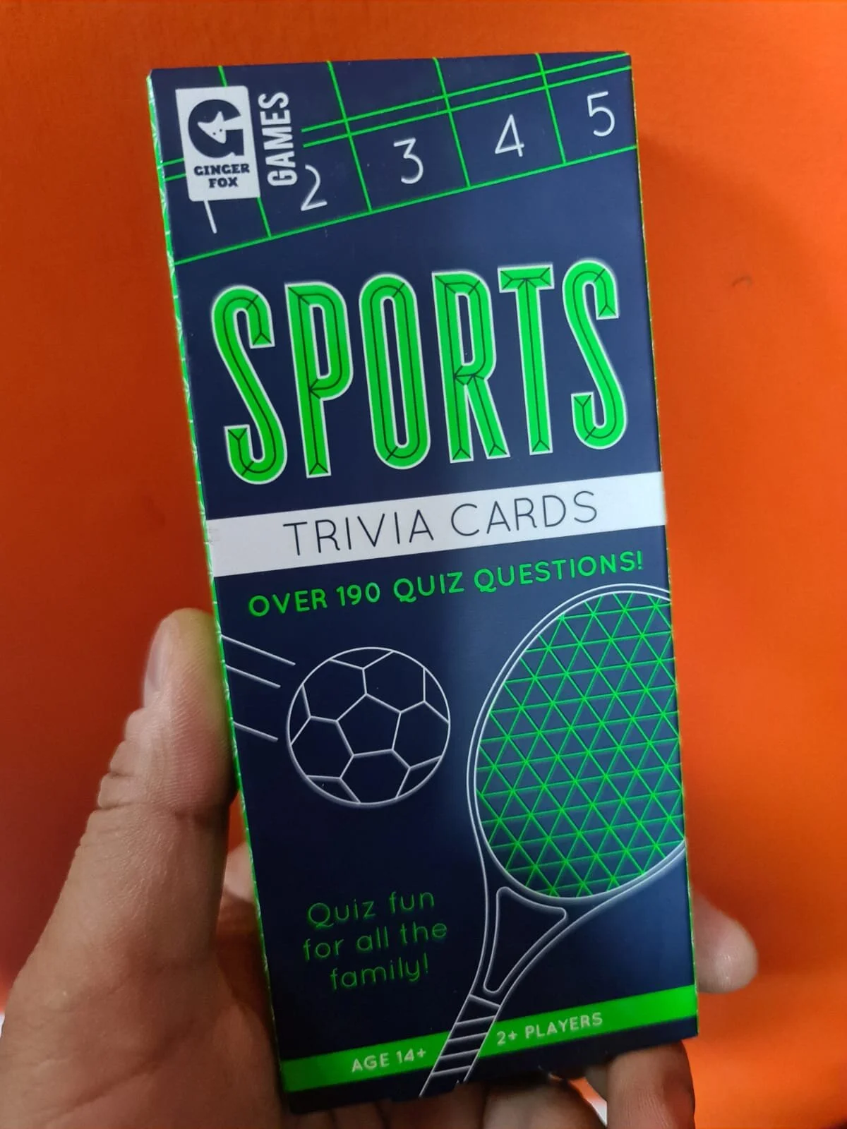 Ginger Fox Sports 190 Quiz Questions Card Game | CONDITION - NEW | £9.99