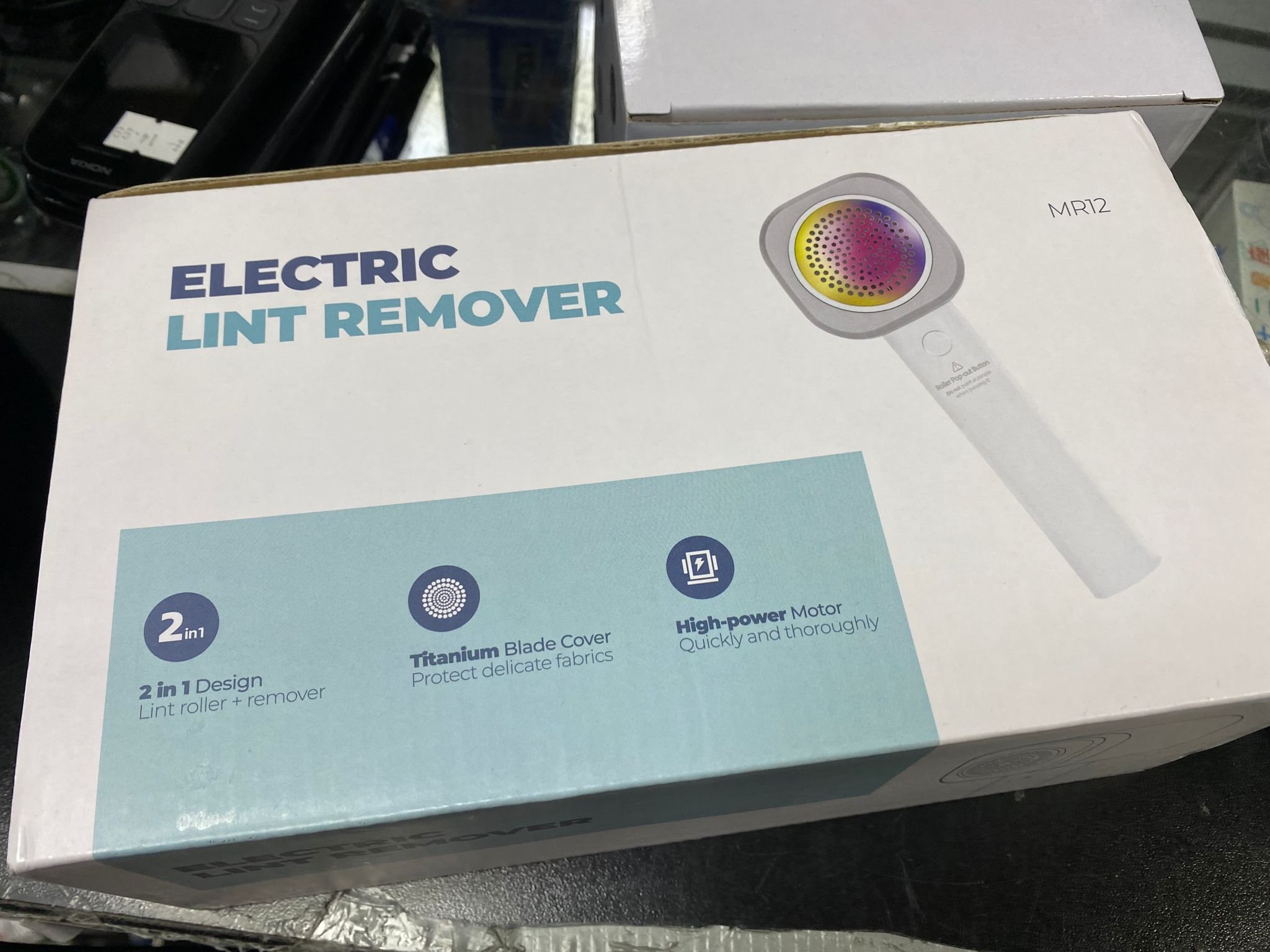 Electric Lint Remover MR12 2 In 1 Design